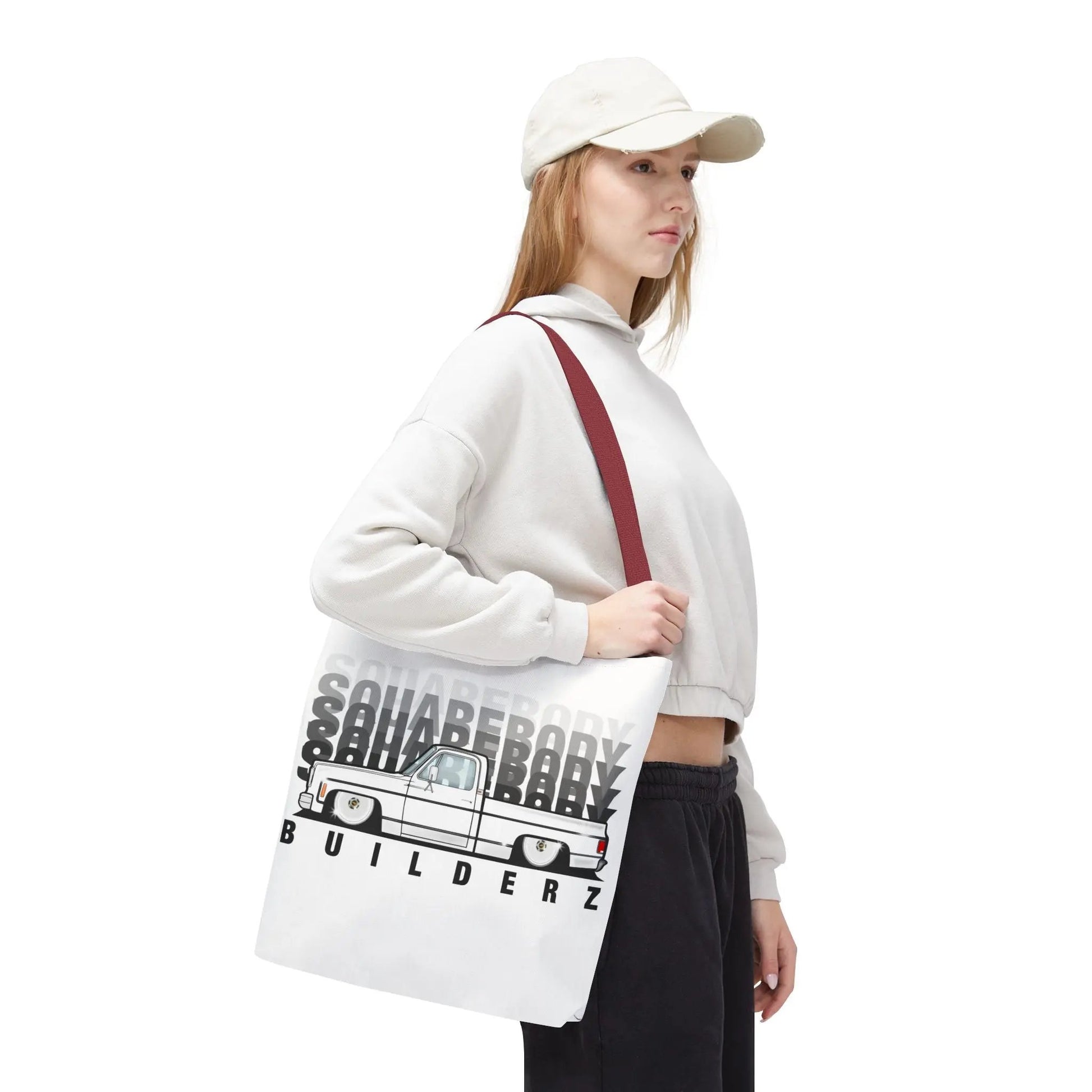 SQUAREBODY_BUILDERZ Tote Bag (AOP) Printify