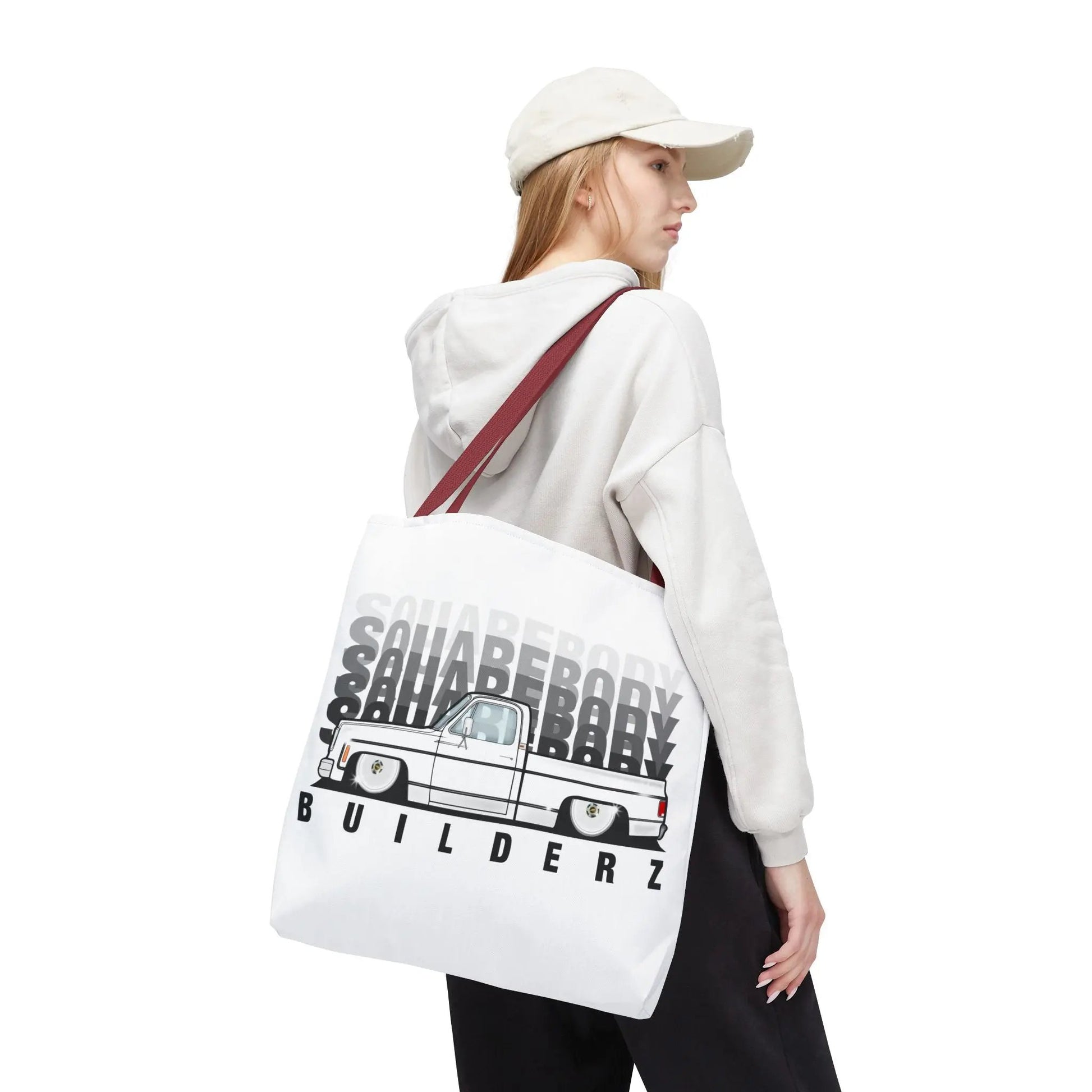 SQUAREBODY_BUILDERZ Tote Bag (AOP) Printify