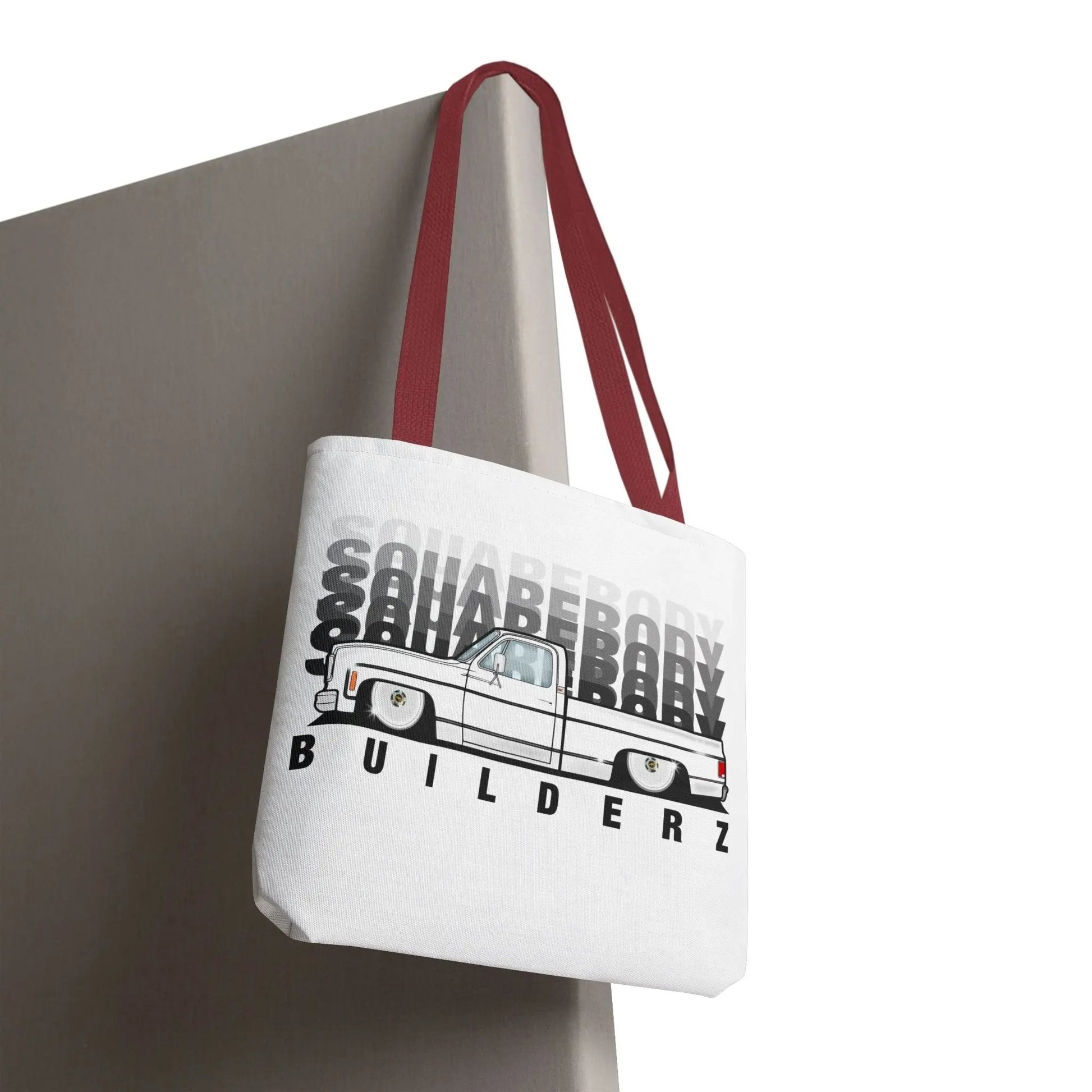 SQUAREBODY_BUILDERZ Tote Bag (AOP) Printify