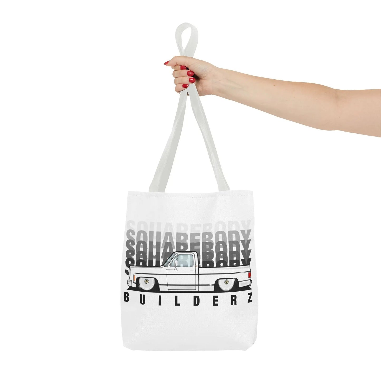 SQUAREBODY_BUILDERZ Tote Bag (AOP) Printify