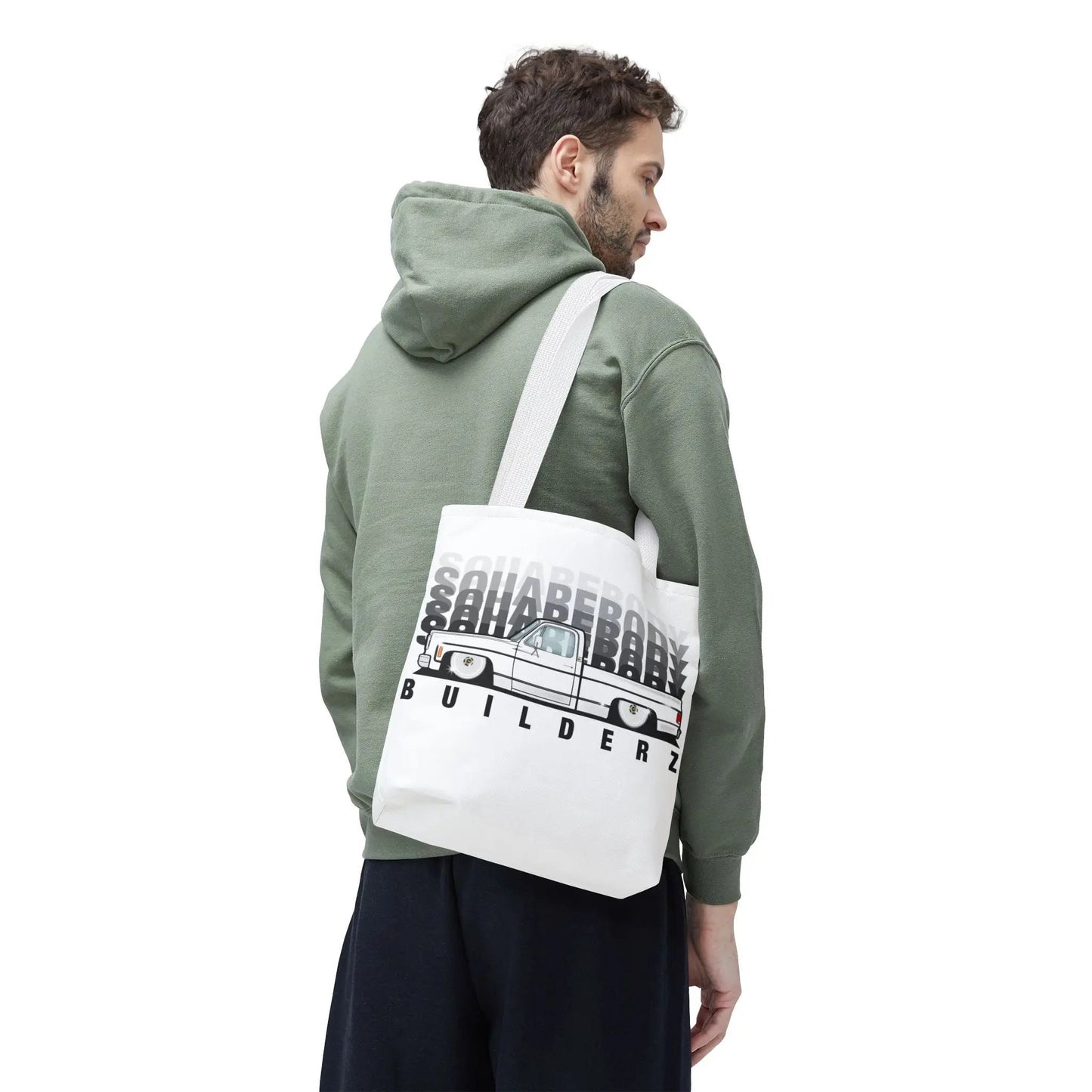 SQUAREBODY_BUILDERZ Tote Bag (AOP) Printify