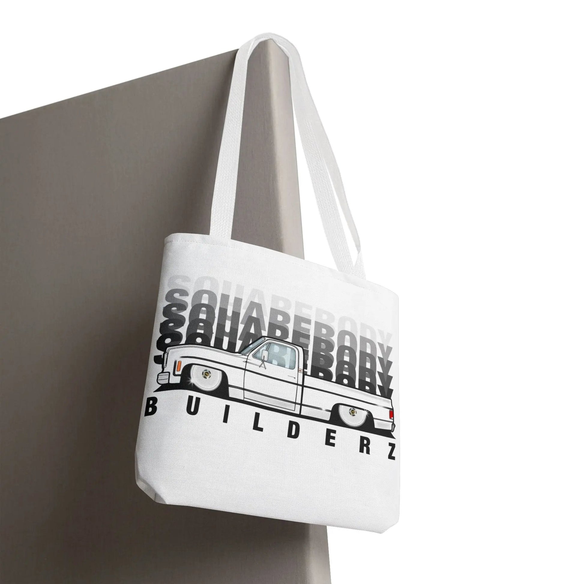 SQUAREBODY_BUILDERZ Tote Bag (AOP) Printify