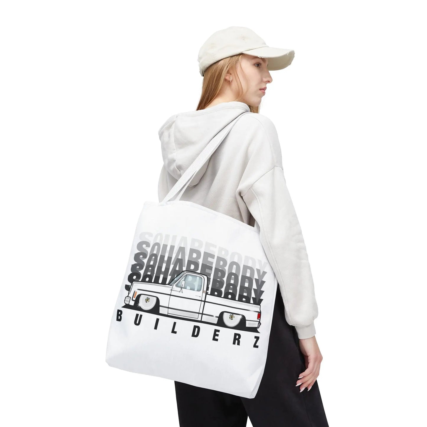 SQUAREBODY_BUILDERZ Tote Bag (AOP) Printify