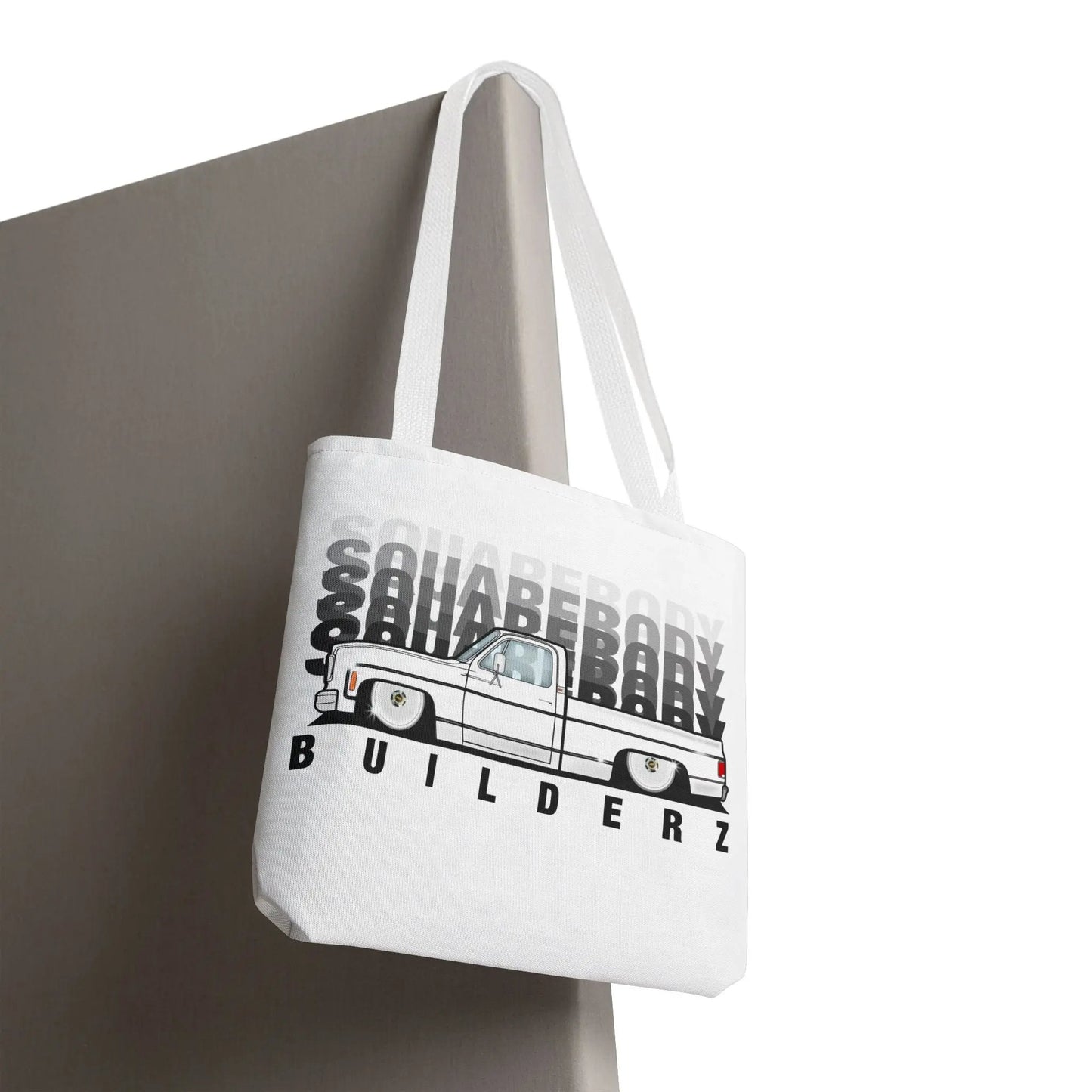 SQUAREBODY_BUILDERZ Tote Bag (AOP) Printify