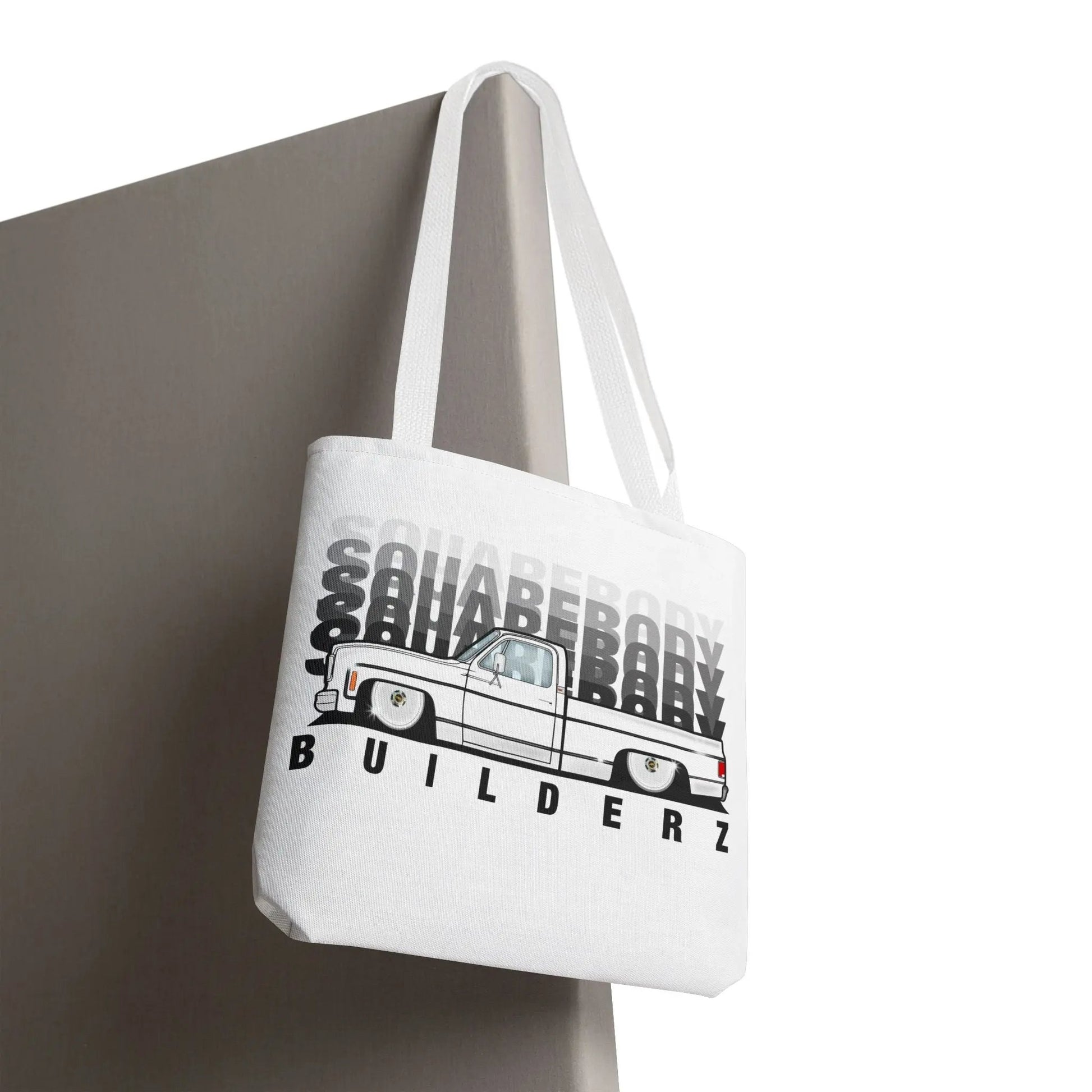 SQUAREBODY_BUILDERZ Tote Bag (AOP) Printify