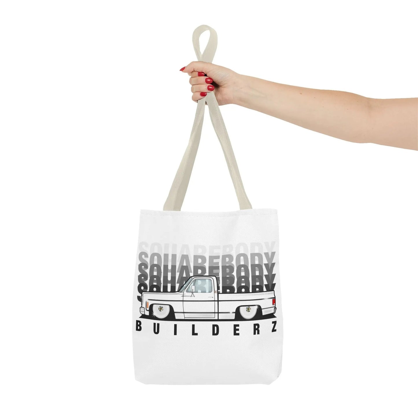 SQUAREBODY_BUILDERZ Tote Bag (AOP) Printify
