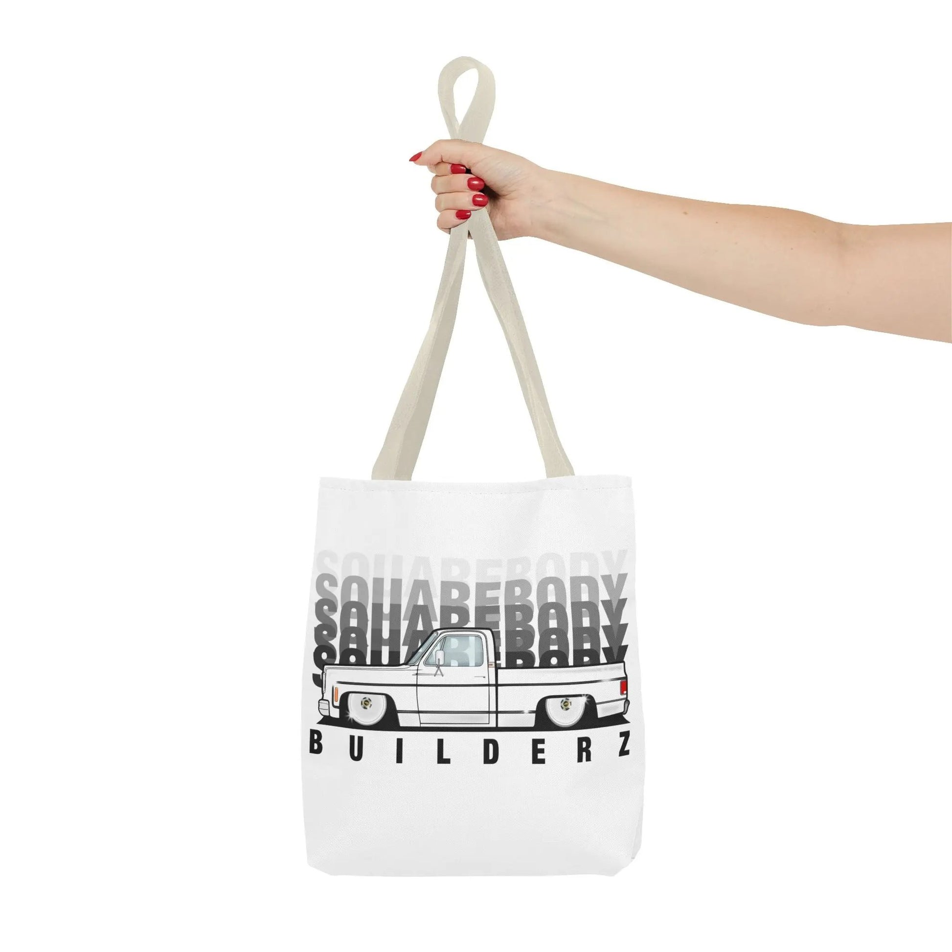 SQUAREBODY_BUILDERZ Tote Bag (AOP) Printify