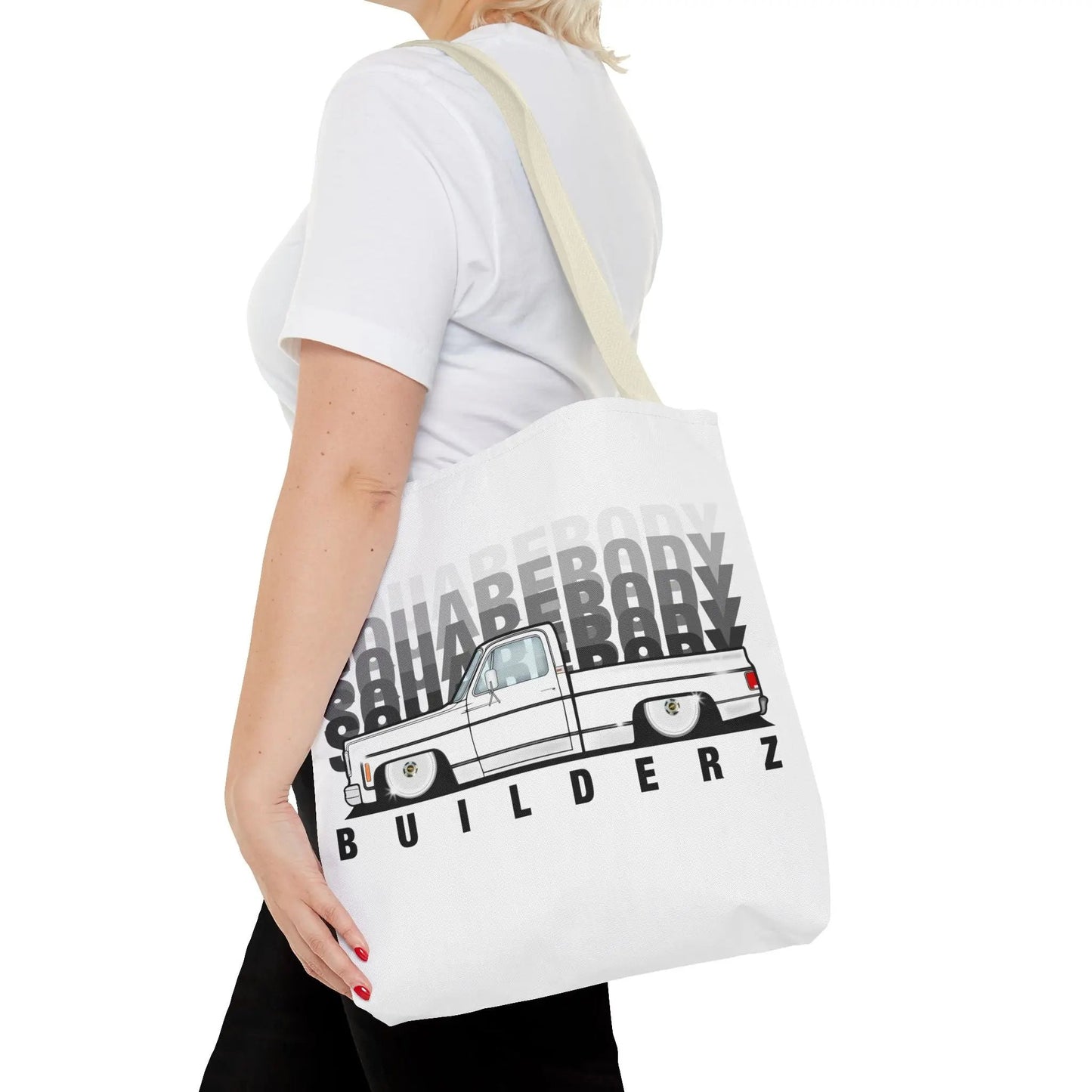 SQUAREBODY_BUILDERZ Tote Bag (AOP) Printify