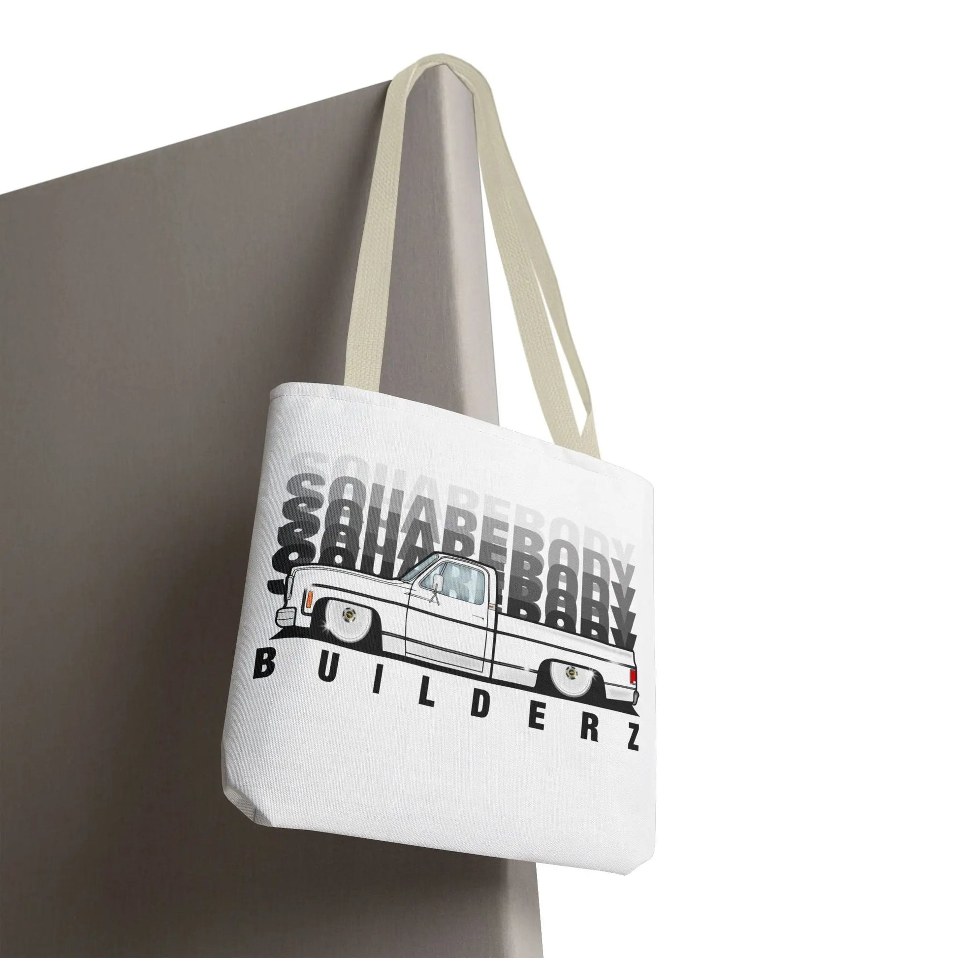 SQUAREBODY_BUILDERZ Tote Bag (AOP) Printify