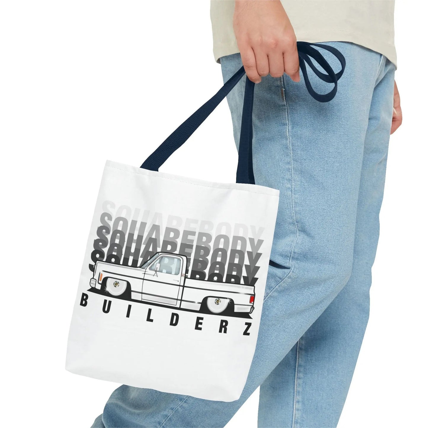 SQUAREBODY_BUILDERZ Tote Bag (AOP) Printify