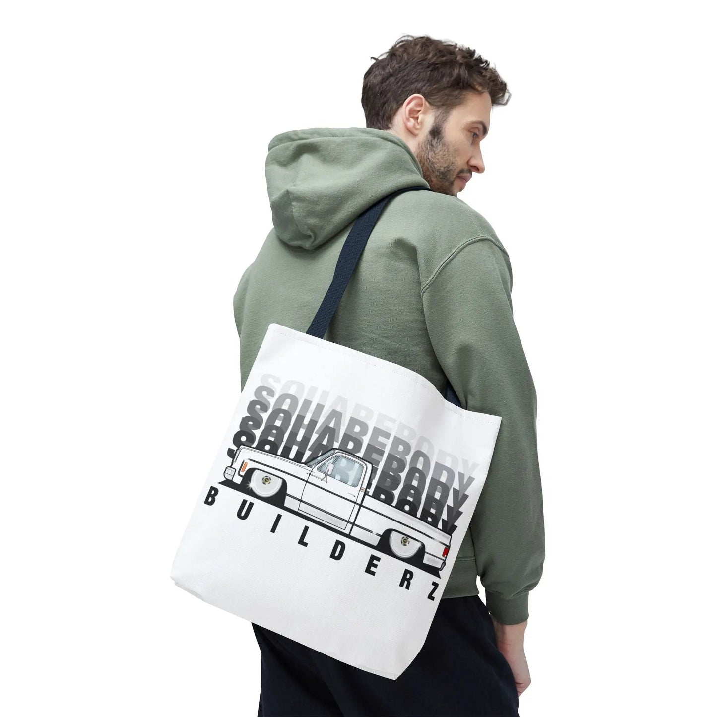 SQUAREBODY_BUILDERZ Tote Bag (AOP) Printify
