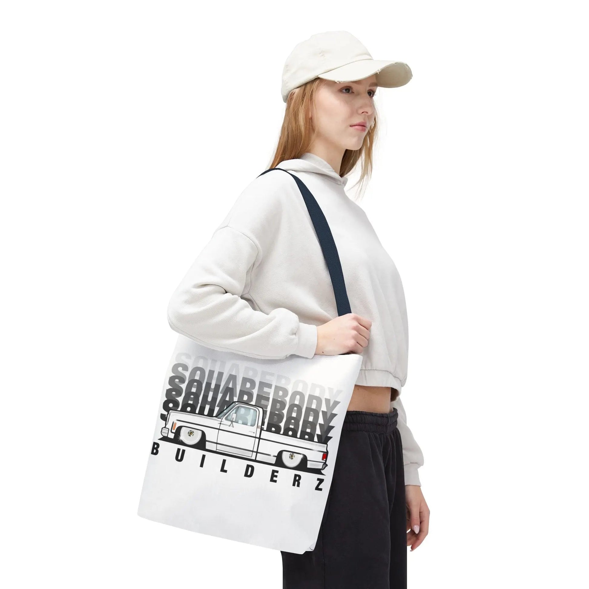 SQUAREBODY_BUILDERZ Tote Bag (AOP) Printify