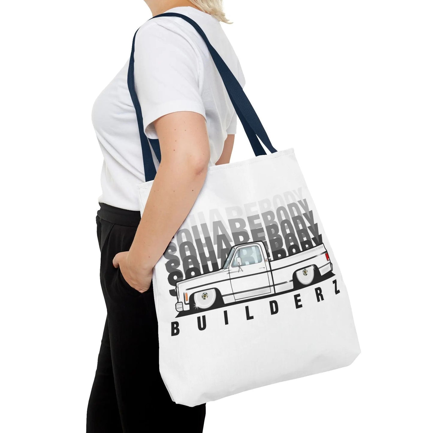 SQUAREBODY_BUILDERZ Tote Bag (AOP) Printify
