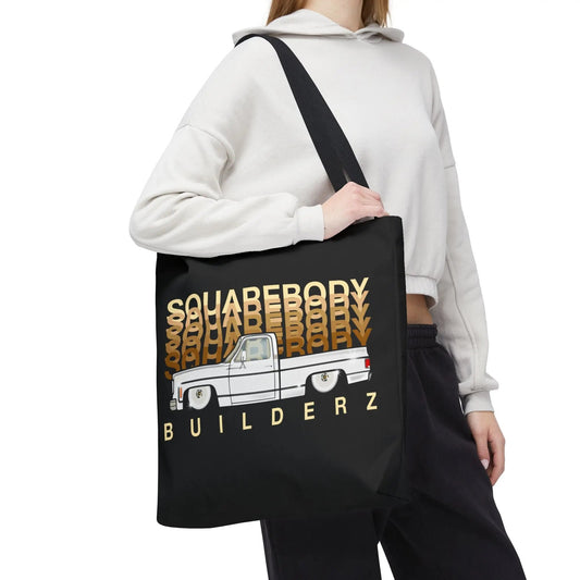 SQUAREBODY_BUILDERZ Tote Bag (AOP) Printify