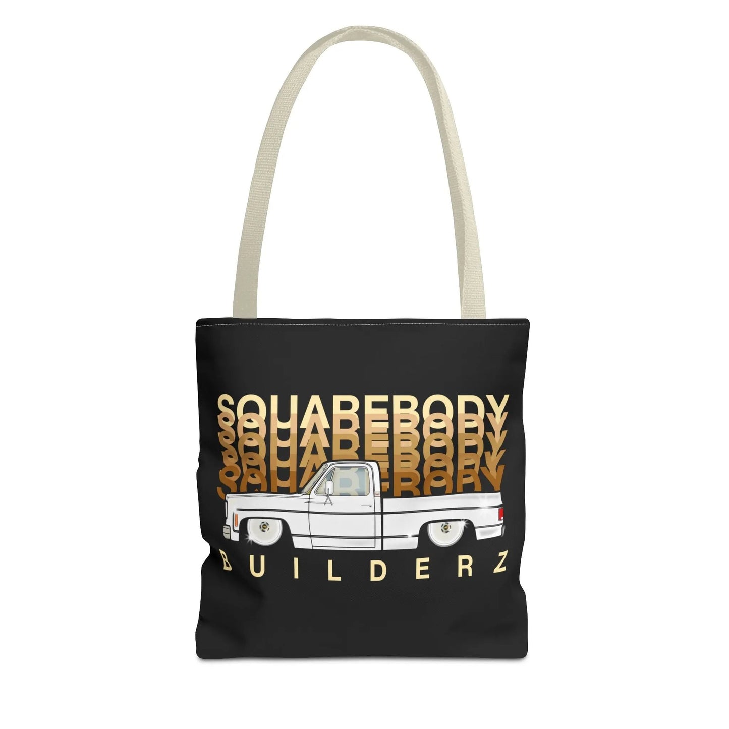 SQUAREBODY_BUILDERZ Tote Bag (AOP) Printify