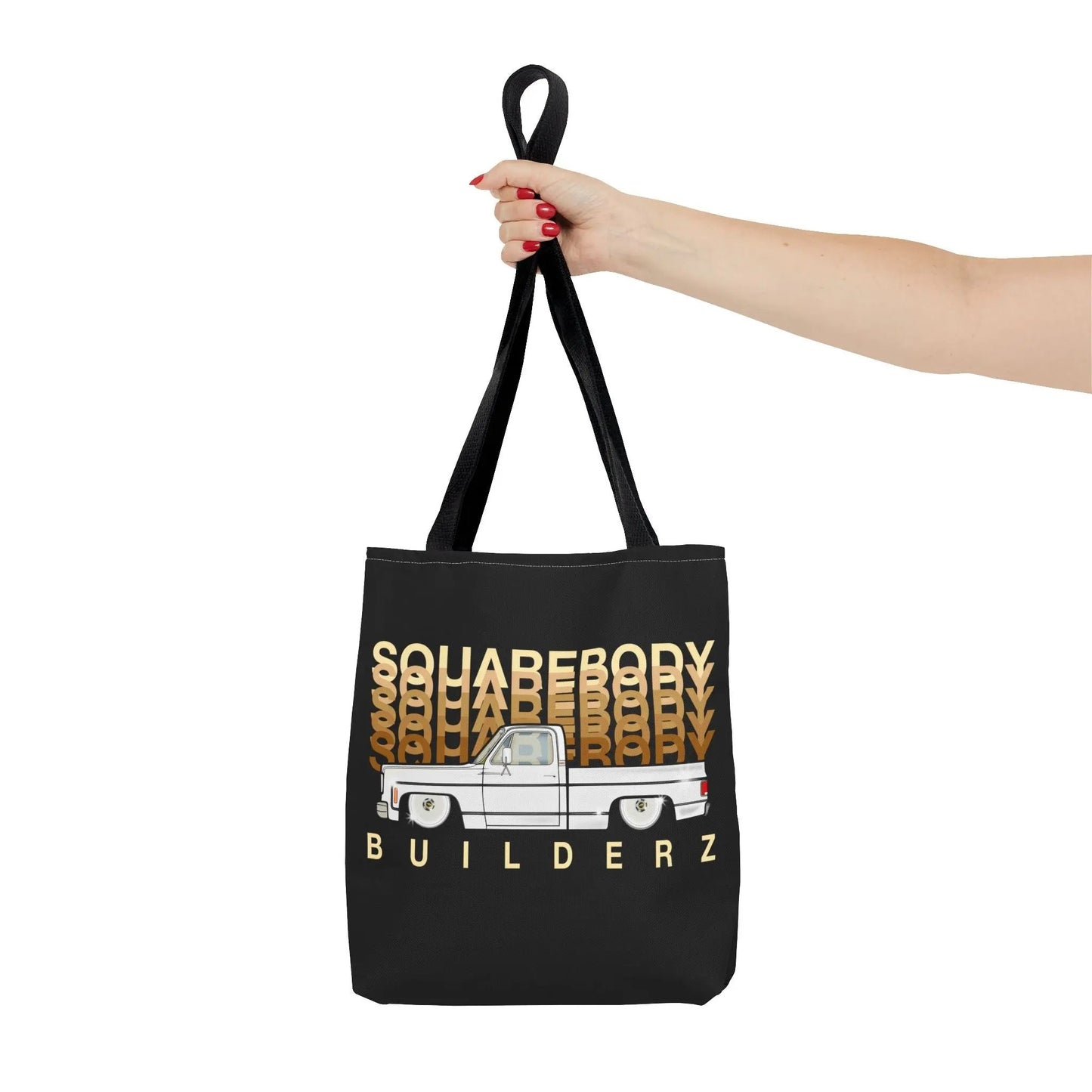 SQUAREBODY_BUILDERZ Tote Bag (AOP) Printify