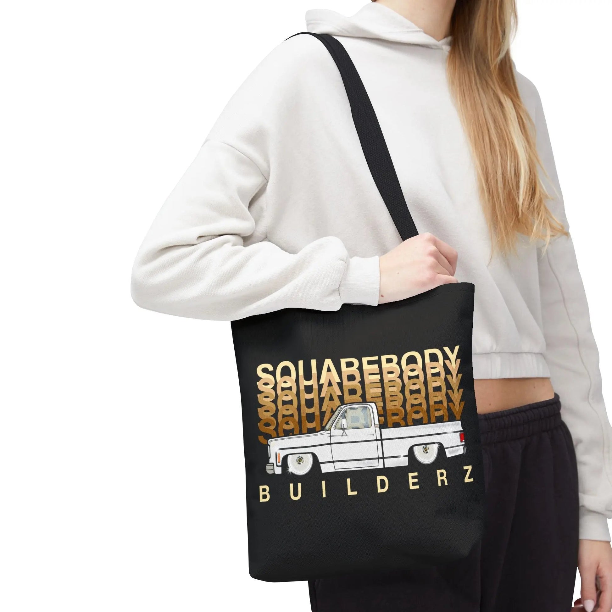 SQUAREBODY_BUILDERZ Tote Bag (AOP) Printify