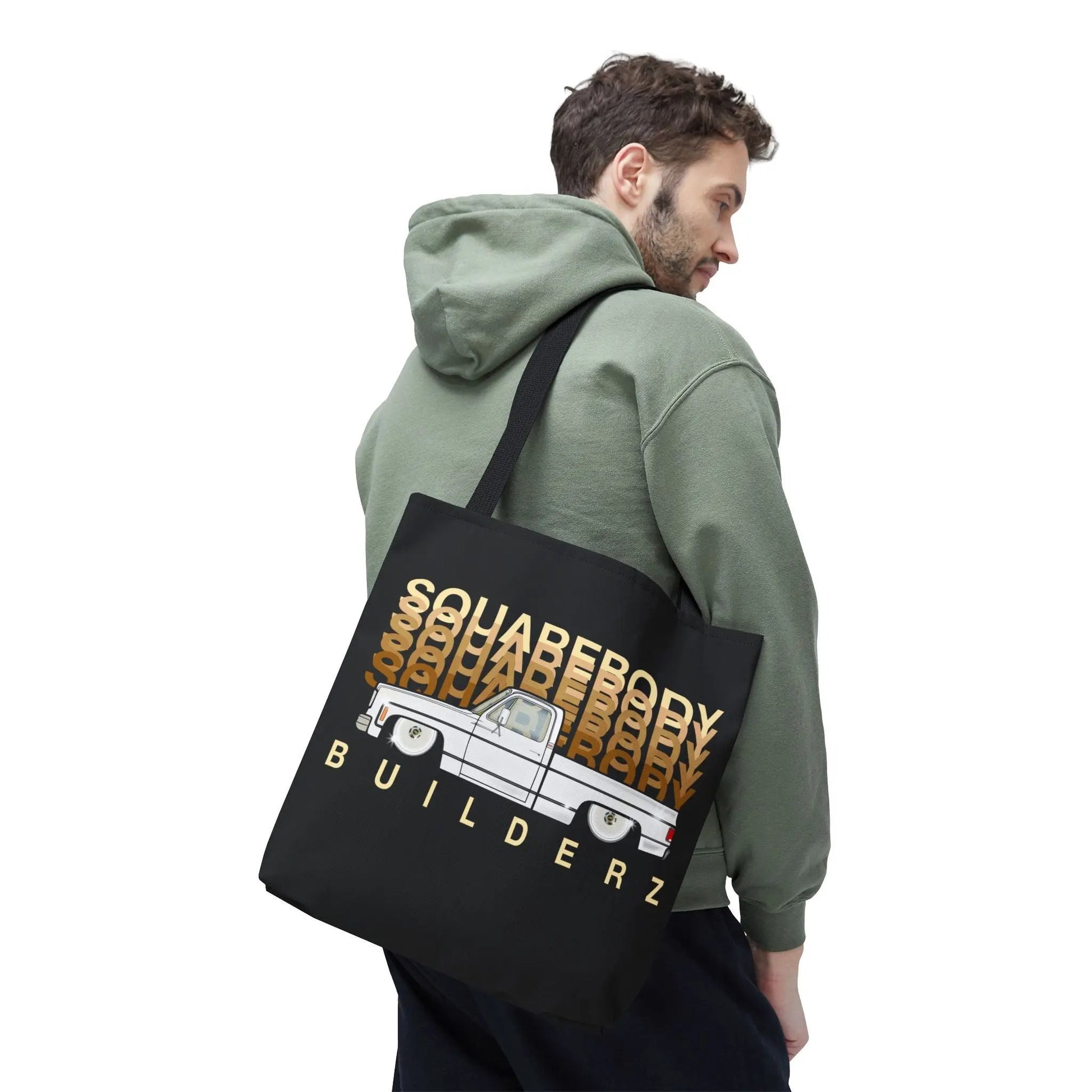 SQUAREBODY_BUILDERZ Tote Bag (AOP) Printify