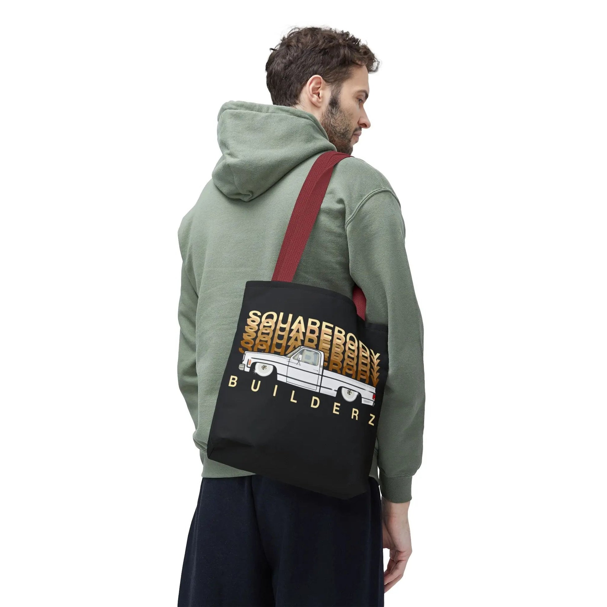 SQUAREBODY_BUILDERZ Tote Bag (AOP) Printify