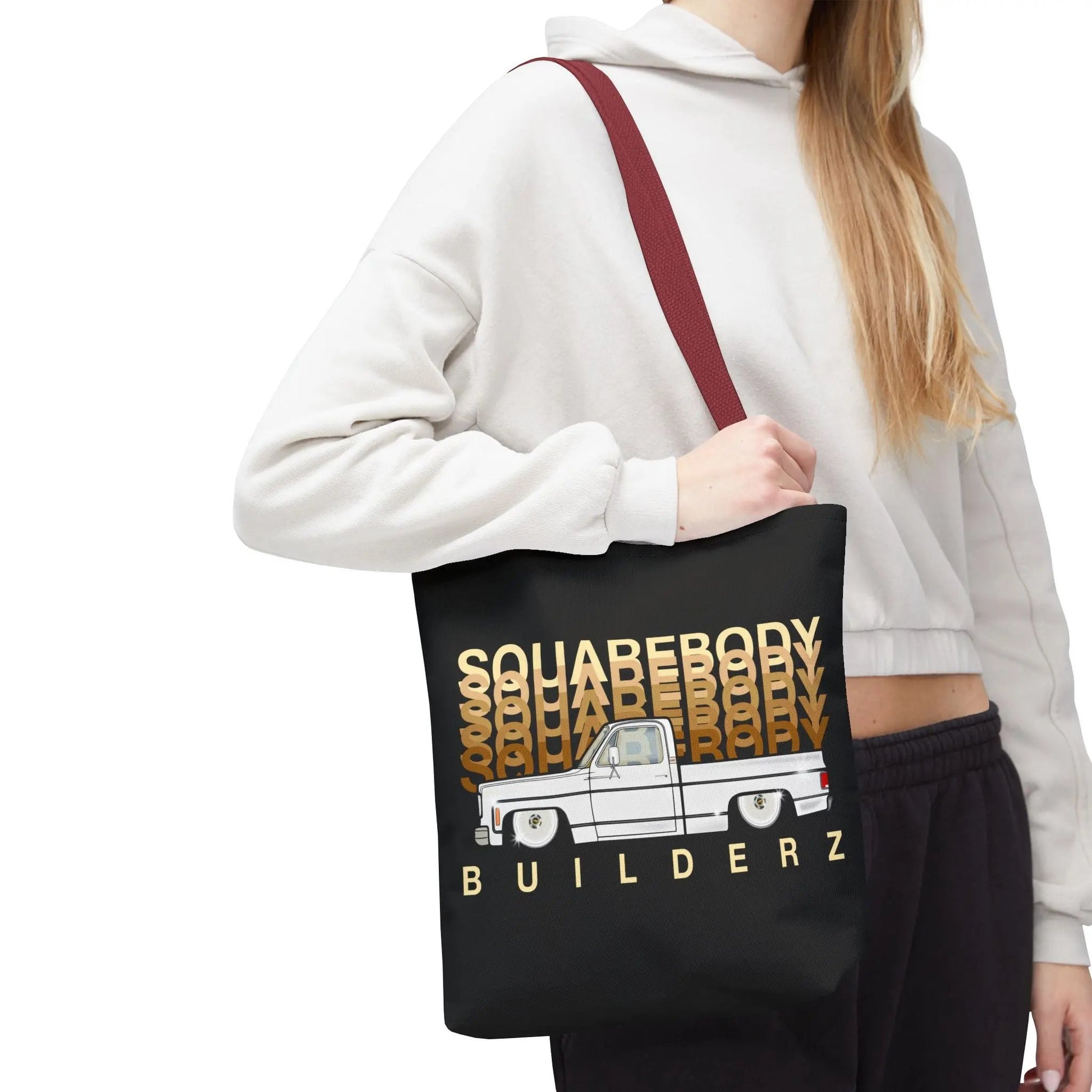 SQUAREBODY_BUILDERZ Tote Bag (AOP) Printify
