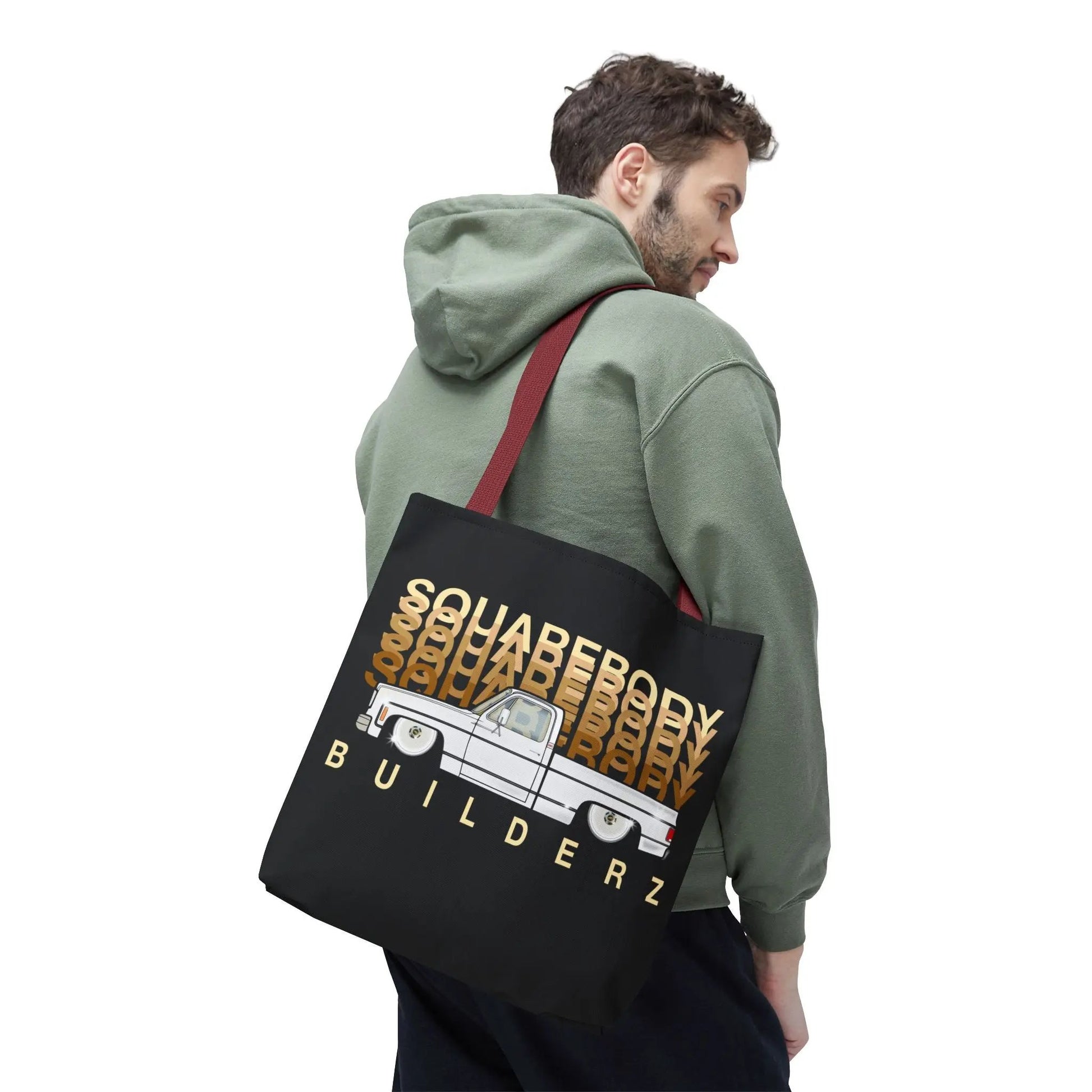 SQUAREBODY_BUILDERZ Tote Bag (AOP) Printify