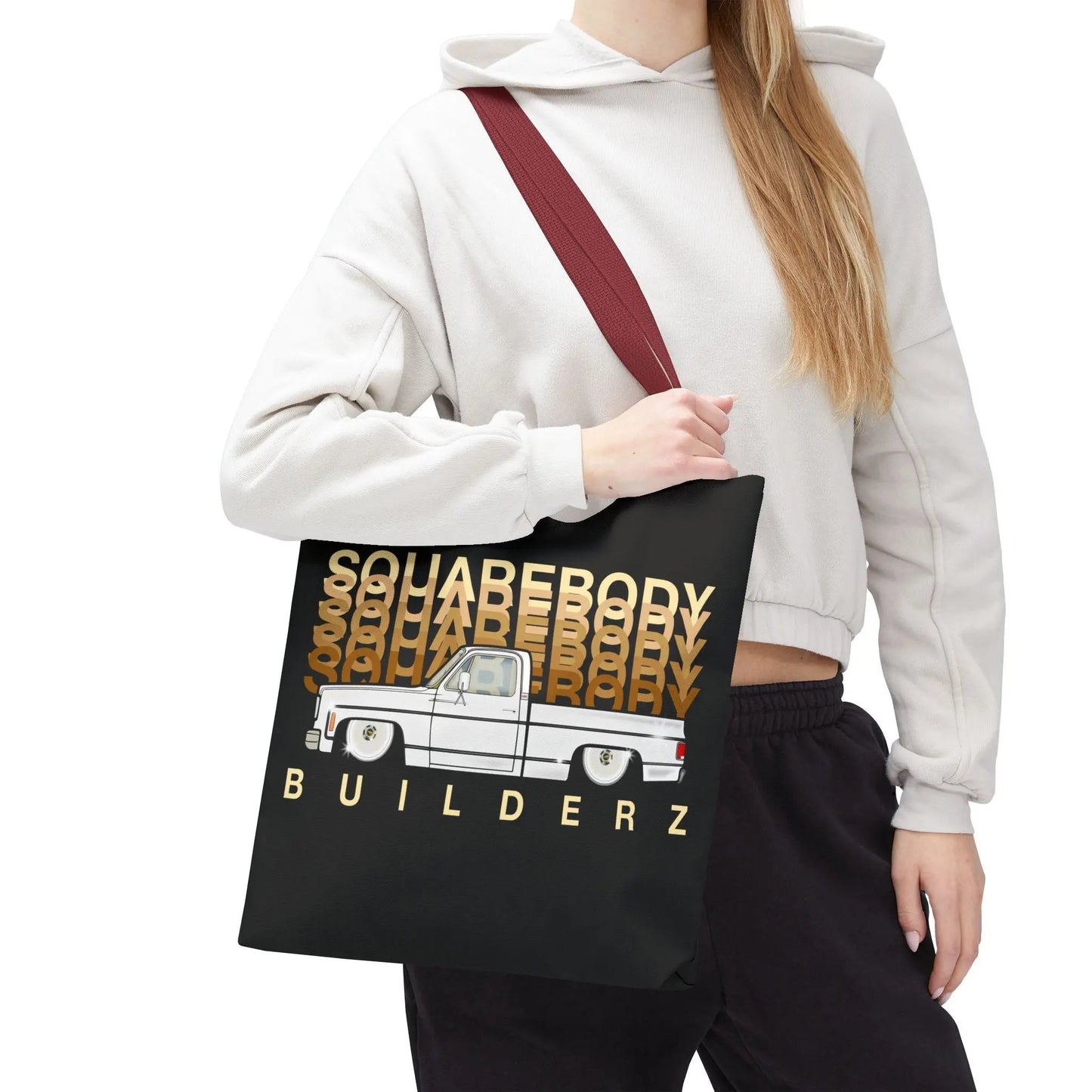 SQUAREBODY_BUILDERZ Tote Bag (AOP) Printify