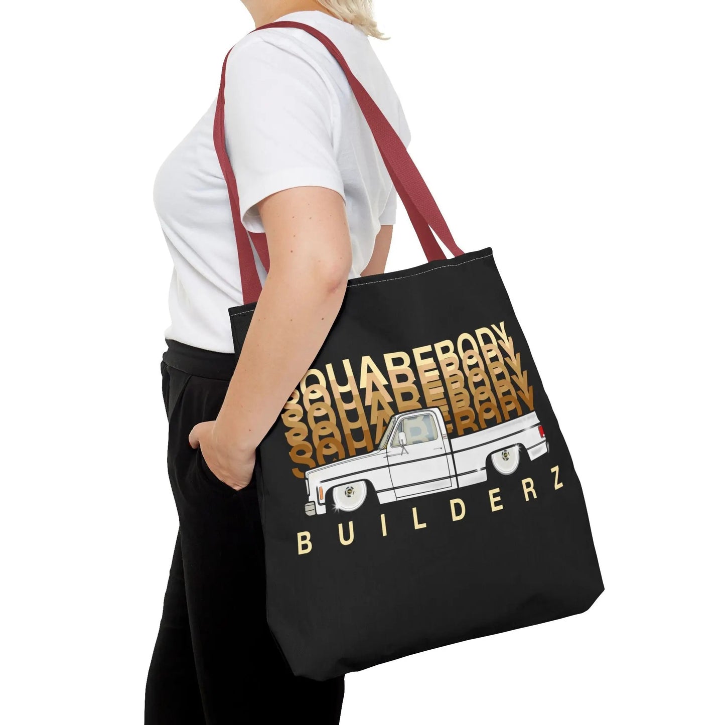 SQUAREBODY_BUILDERZ Tote Bag (AOP) Printify