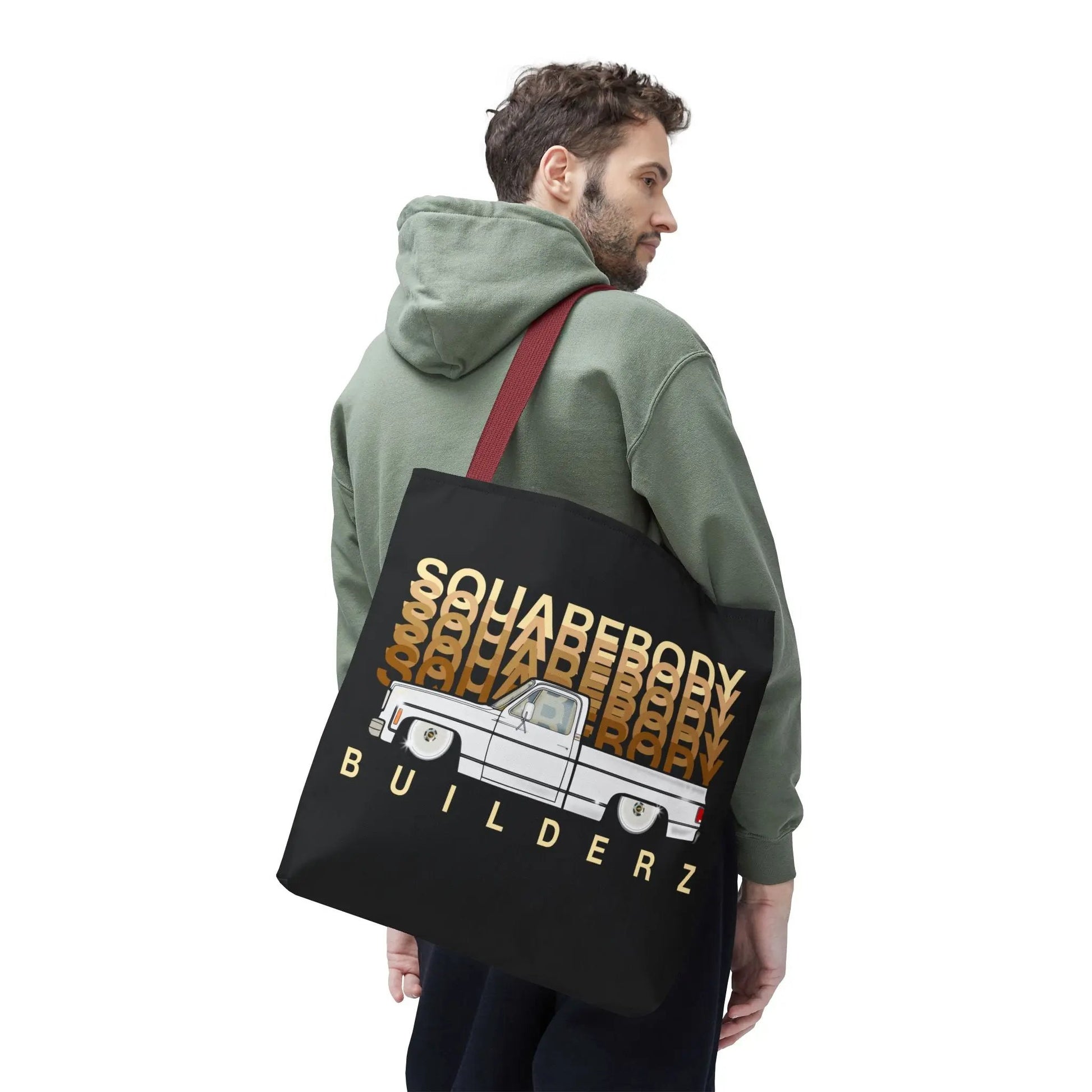 SQUAREBODY_BUILDERZ Tote Bag (AOP) Printify