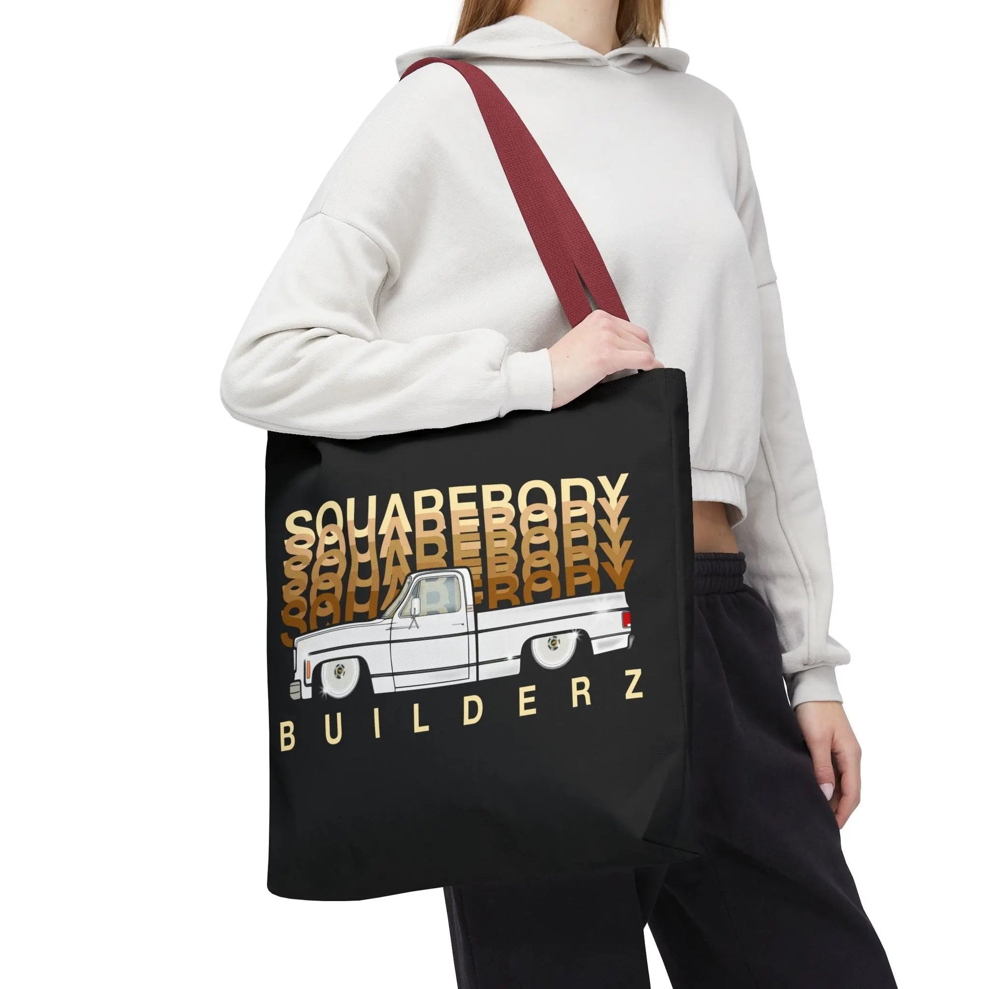 SQUAREBODY_BUILDERZ Tote Bag (AOP) Printify