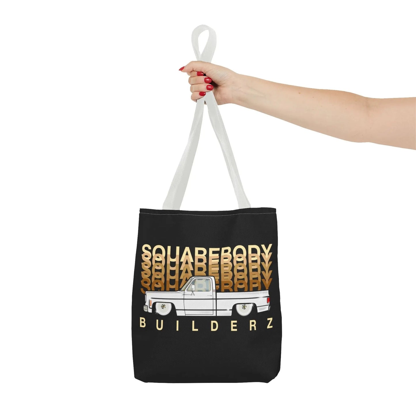 SQUAREBODY_BUILDERZ Tote Bag (AOP) Printify