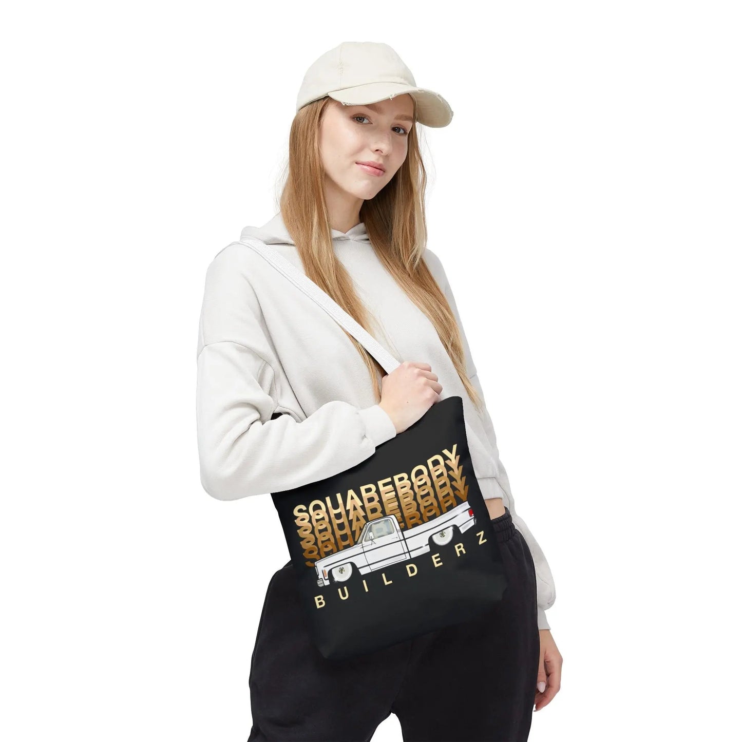 SQUAREBODY_BUILDERZ Tote Bag (AOP) Printify
