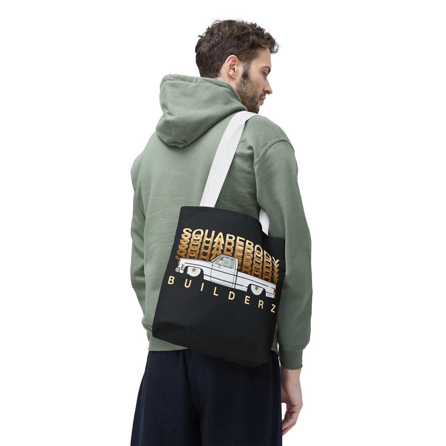 SQUAREBODY_BUILDERZ Tote Bag (AOP) Printify