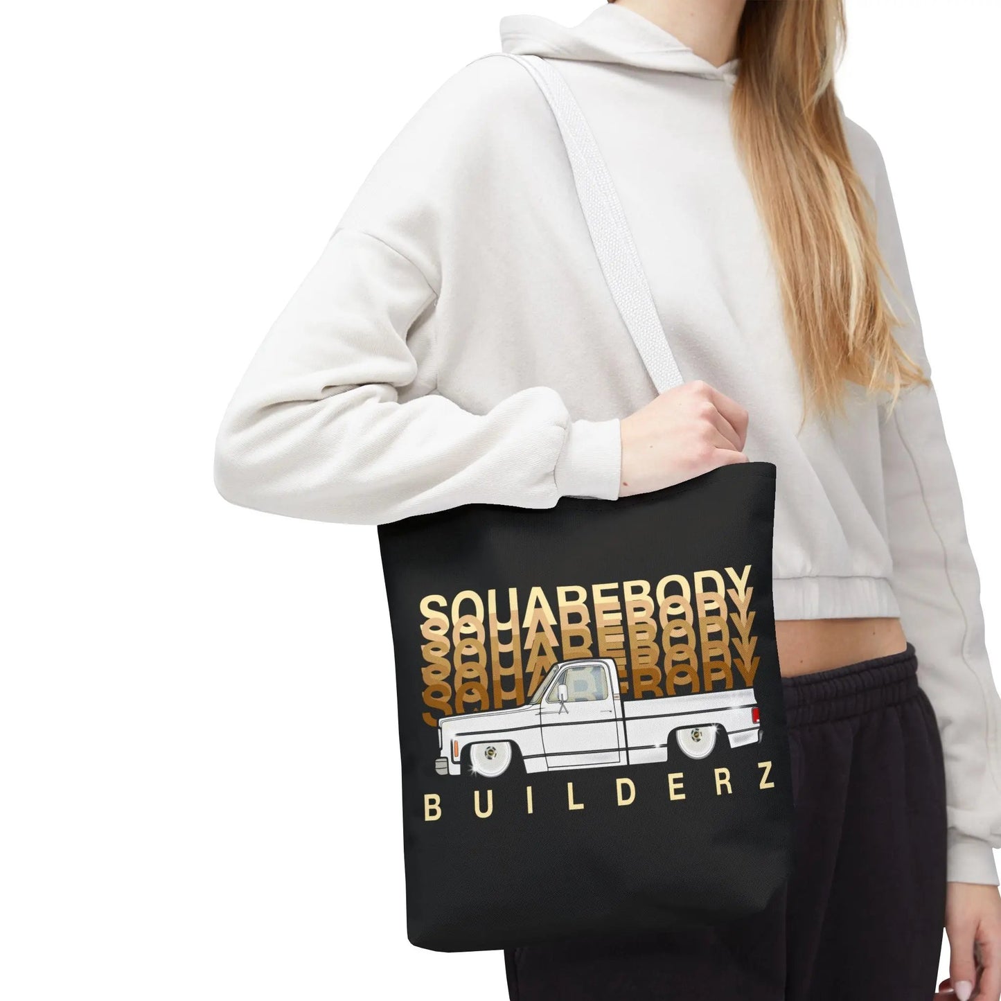 SQUAREBODY_BUILDERZ Tote Bag (AOP) Printify