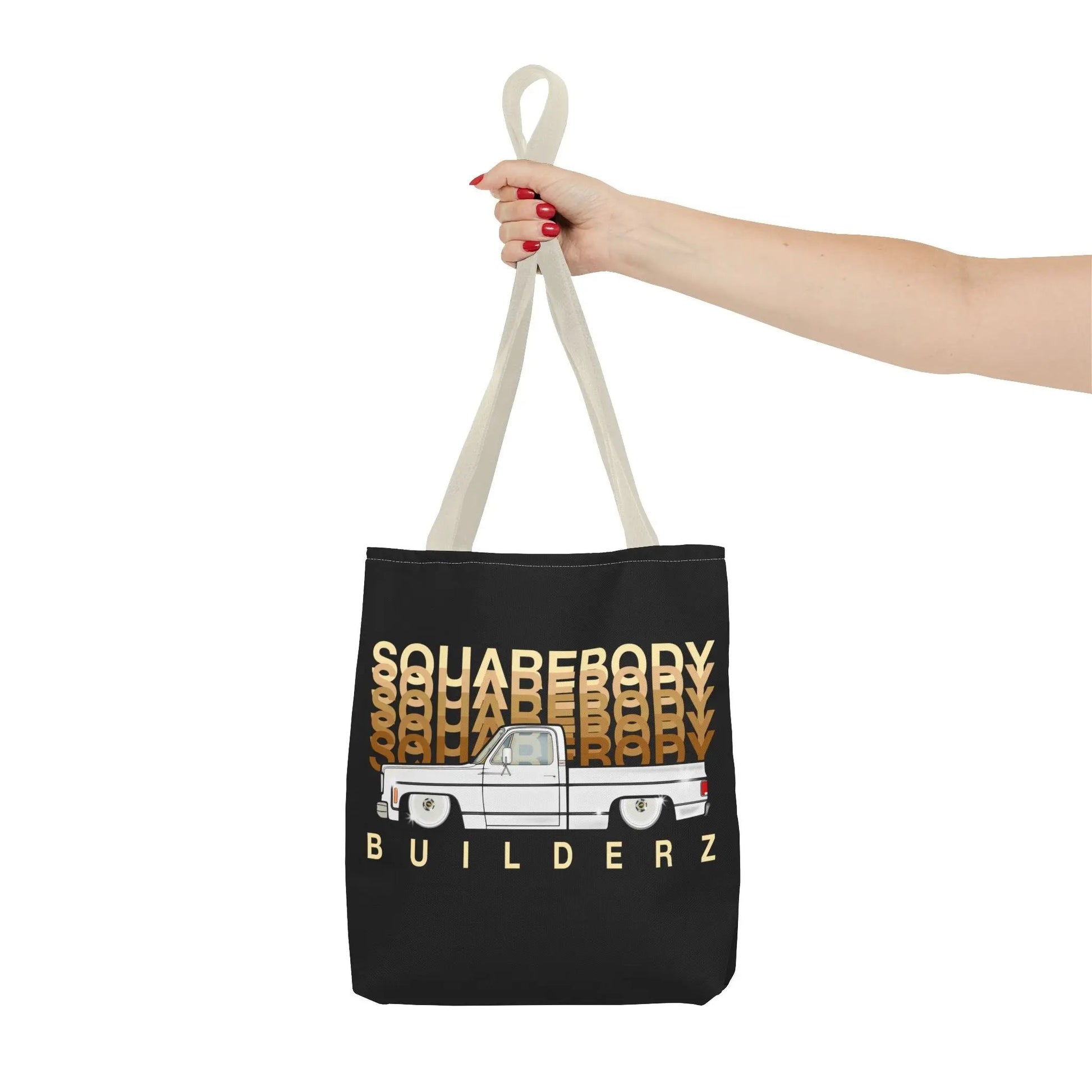SQUAREBODY_BUILDERZ Tote Bag (AOP) Printify