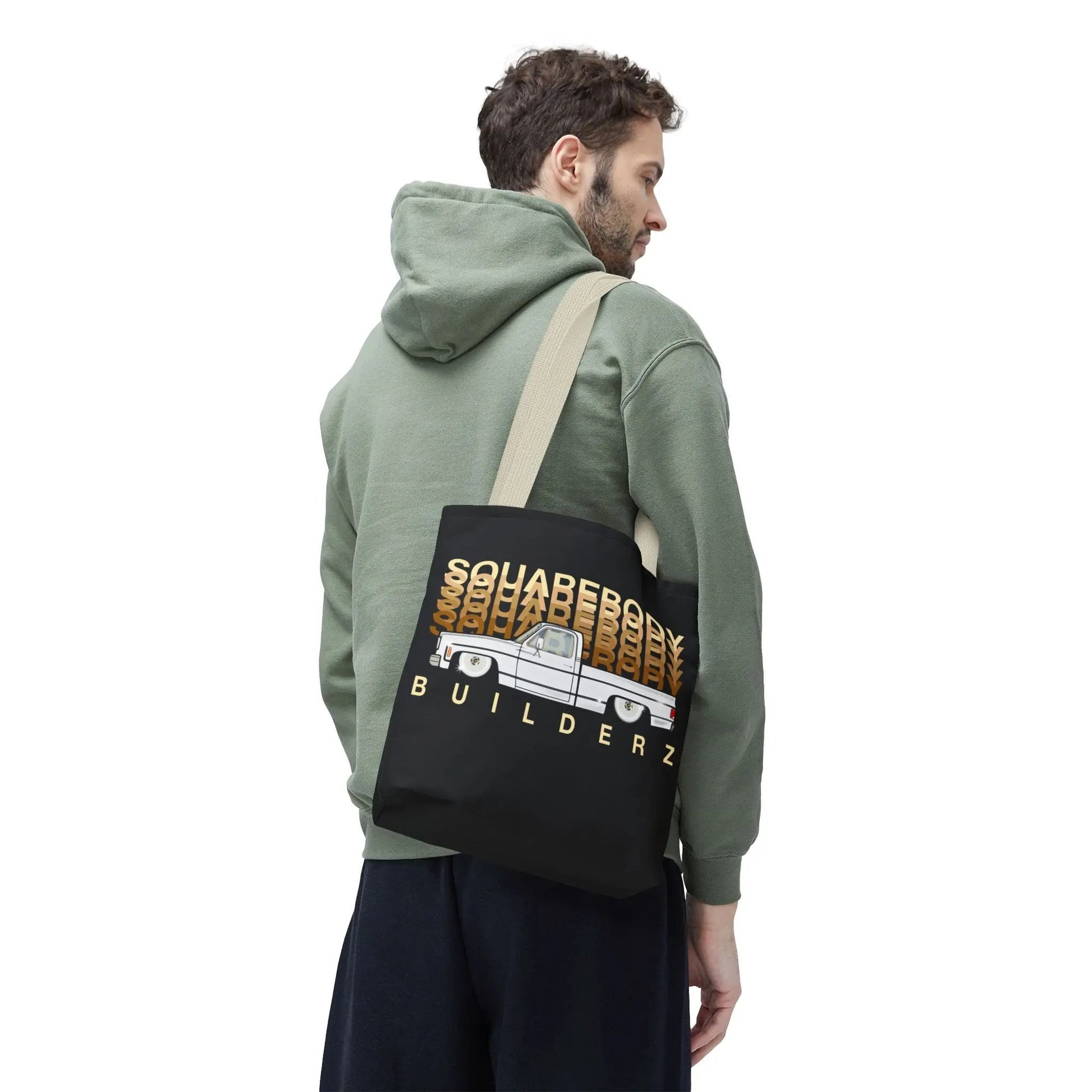 SQUAREBODY_BUILDERZ Tote Bag (AOP) Printify