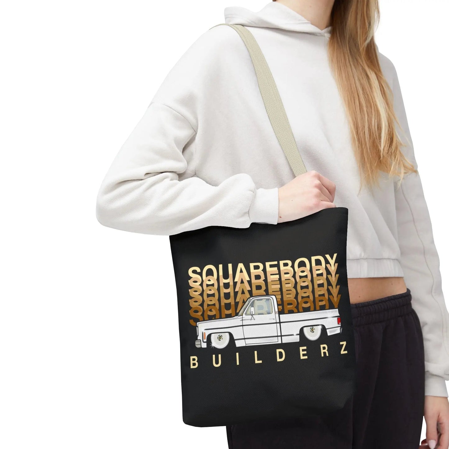 SQUAREBODY_BUILDERZ Tote Bag (AOP) Printify