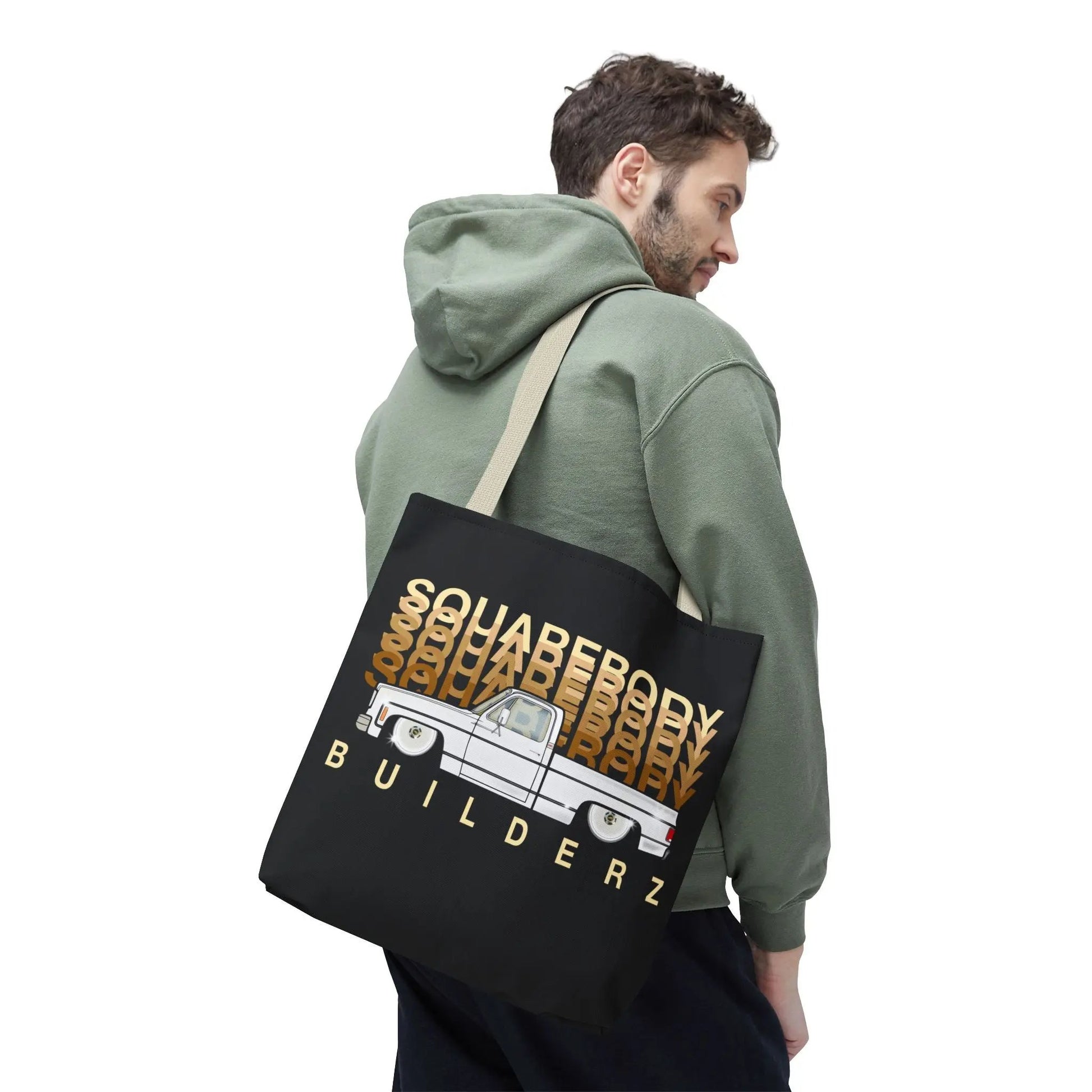 SQUAREBODY_BUILDERZ Tote Bag (AOP) Printify