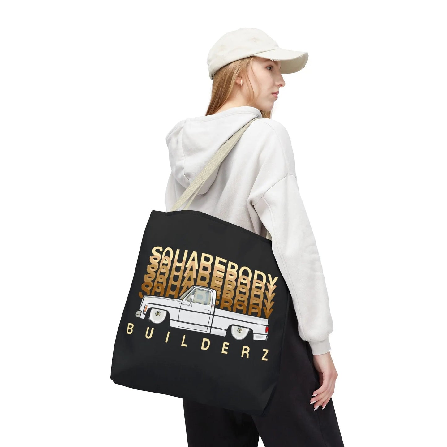 SQUAREBODY_BUILDERZ Tote Bag (AOP) Printify