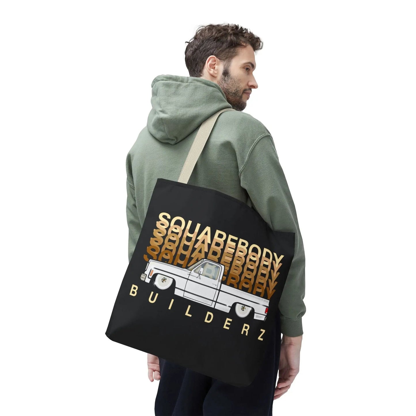 SQUAREBODY_BUILDERZ Tote Bag (AOP) Printify