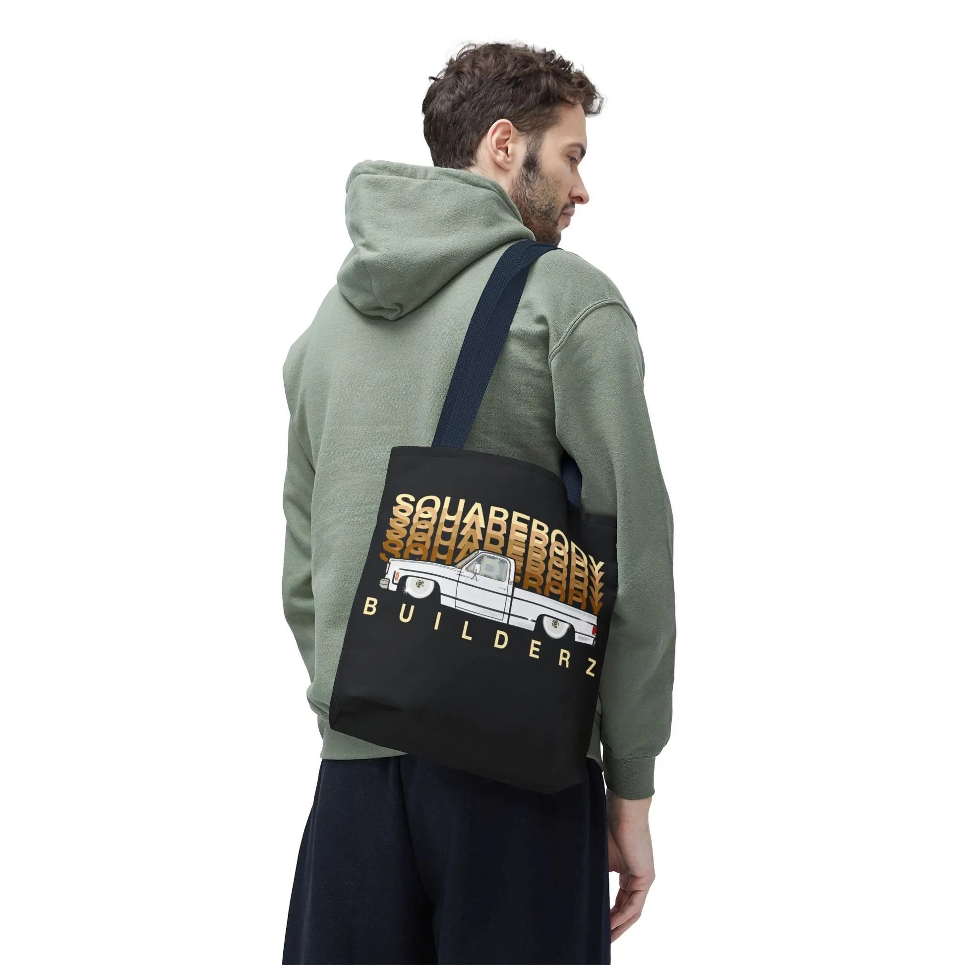 SQUAREBODY_BUILDERZ Tote Bag (AOP) Printify