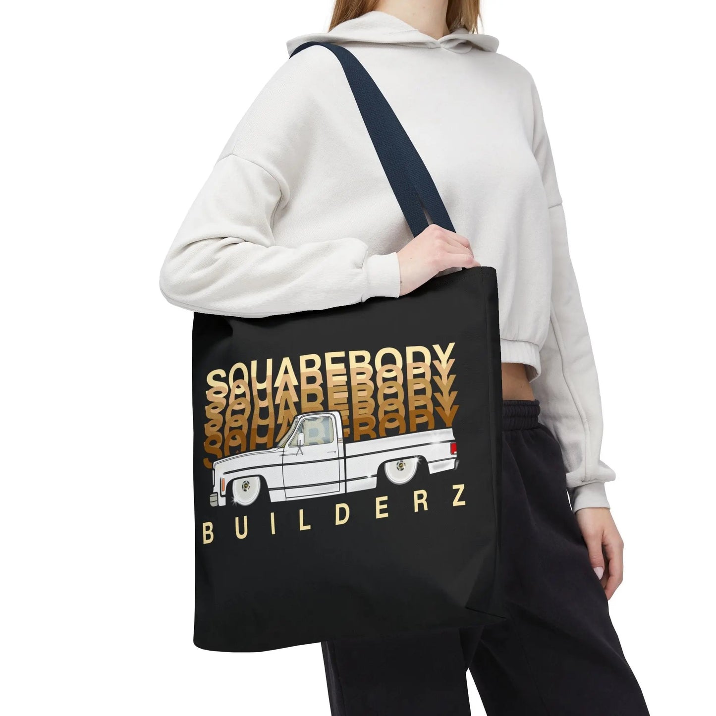 SQUAREBODY_BUILDERZ Tote Bag (AOP) Printify