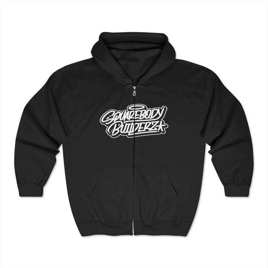 SQUAREBODY_BUILDERZ Unisex Heavy Blend™ Full Zip Hooded Sweatshirt Printify