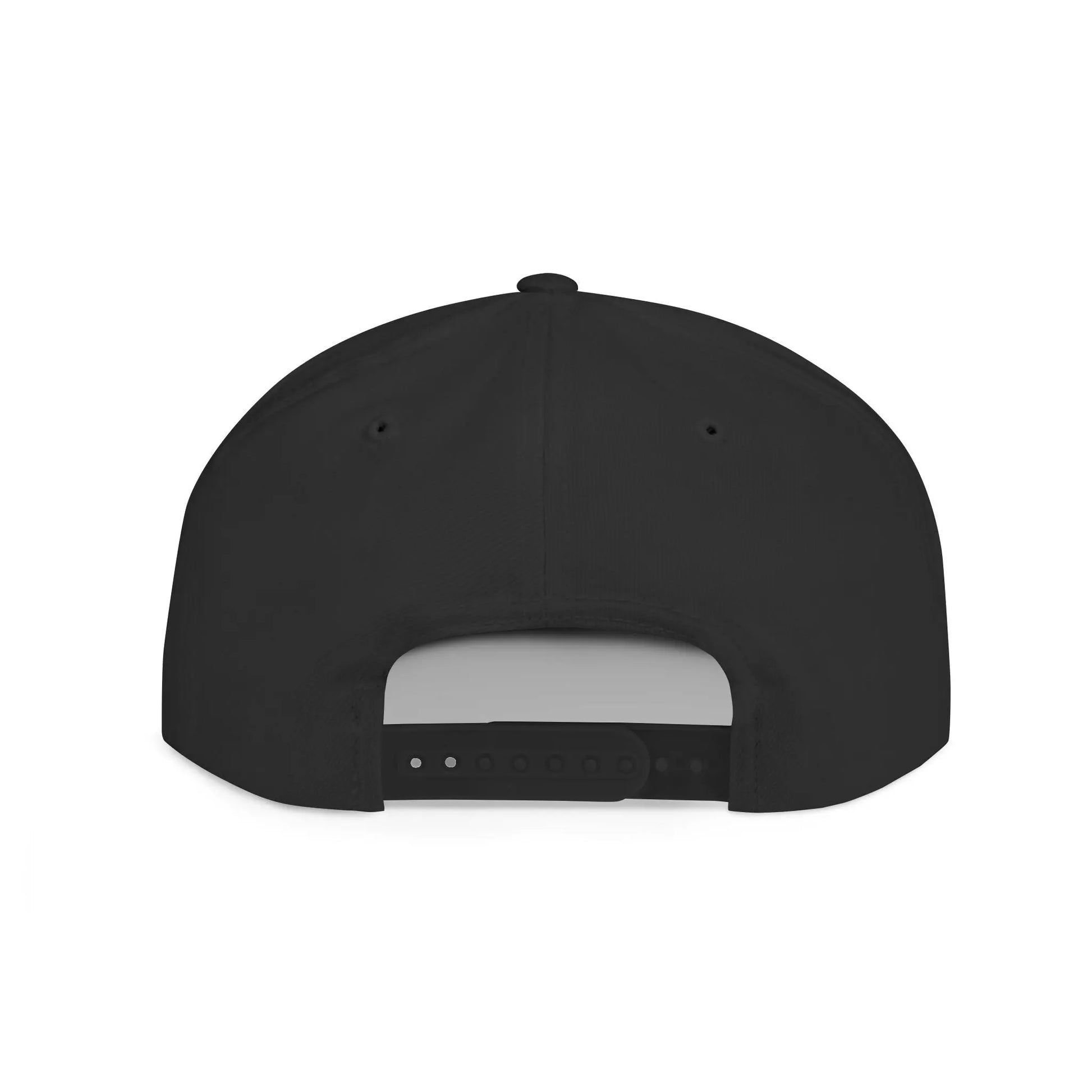 SQUAREBODY_BUILDERZ round logo Flat Bill Snapback Printify