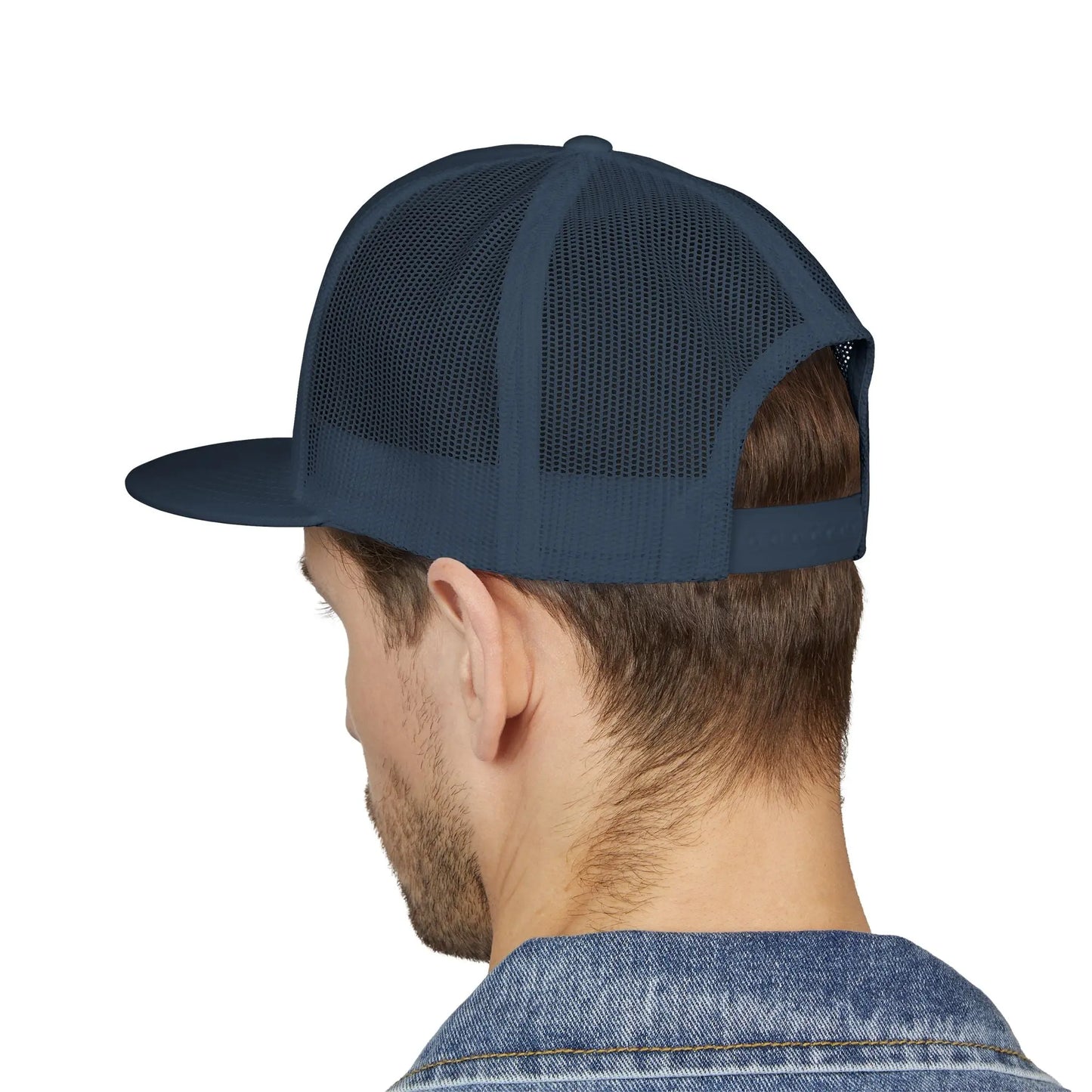Snapback Hat - California Silver License Plate Embroidered Trucker Cap Printify