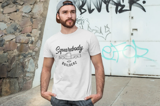 Squarebody Builderz Chevy truck LOGO tshirt Printify