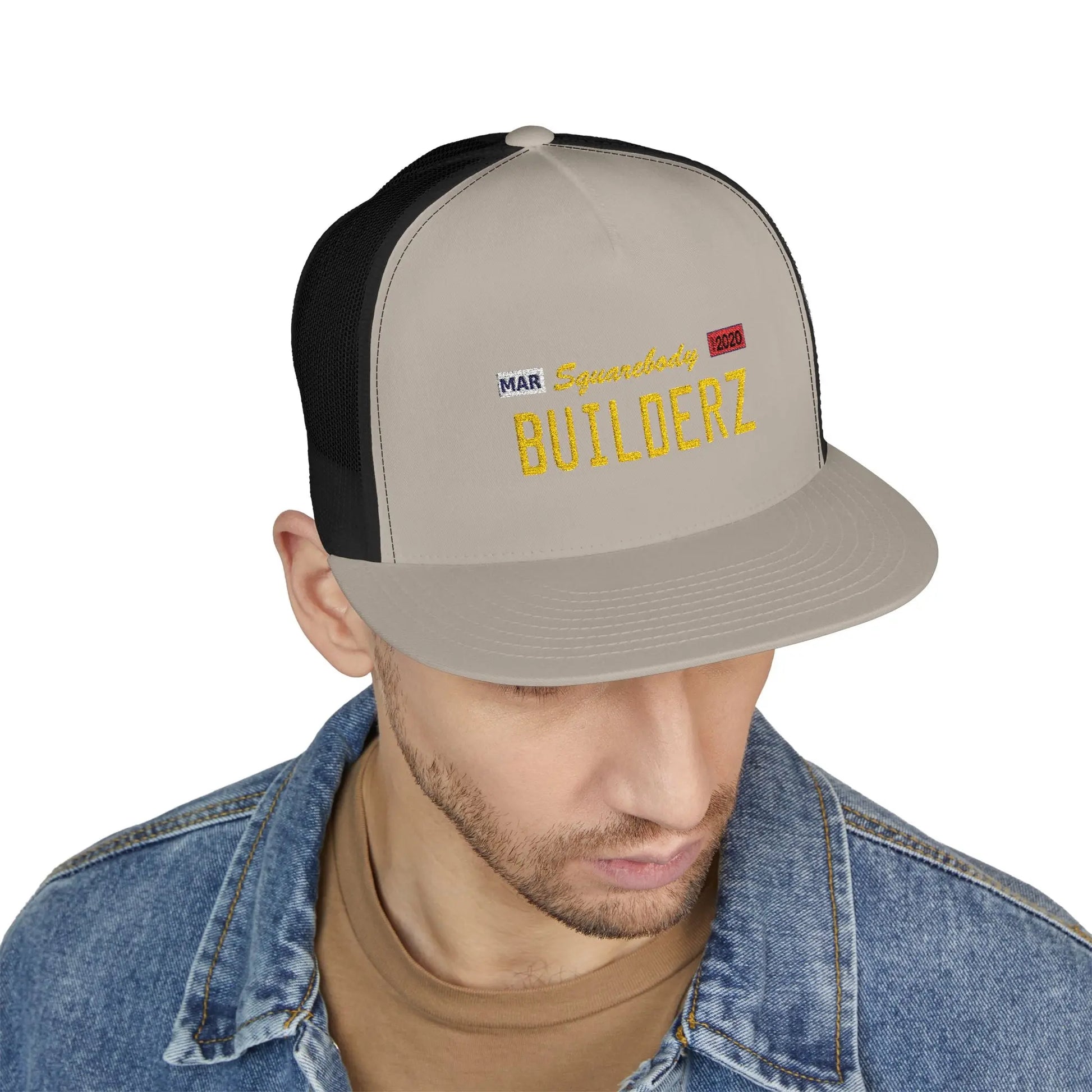 Squarebody Builderz Embroidered Trucker Cap Printify