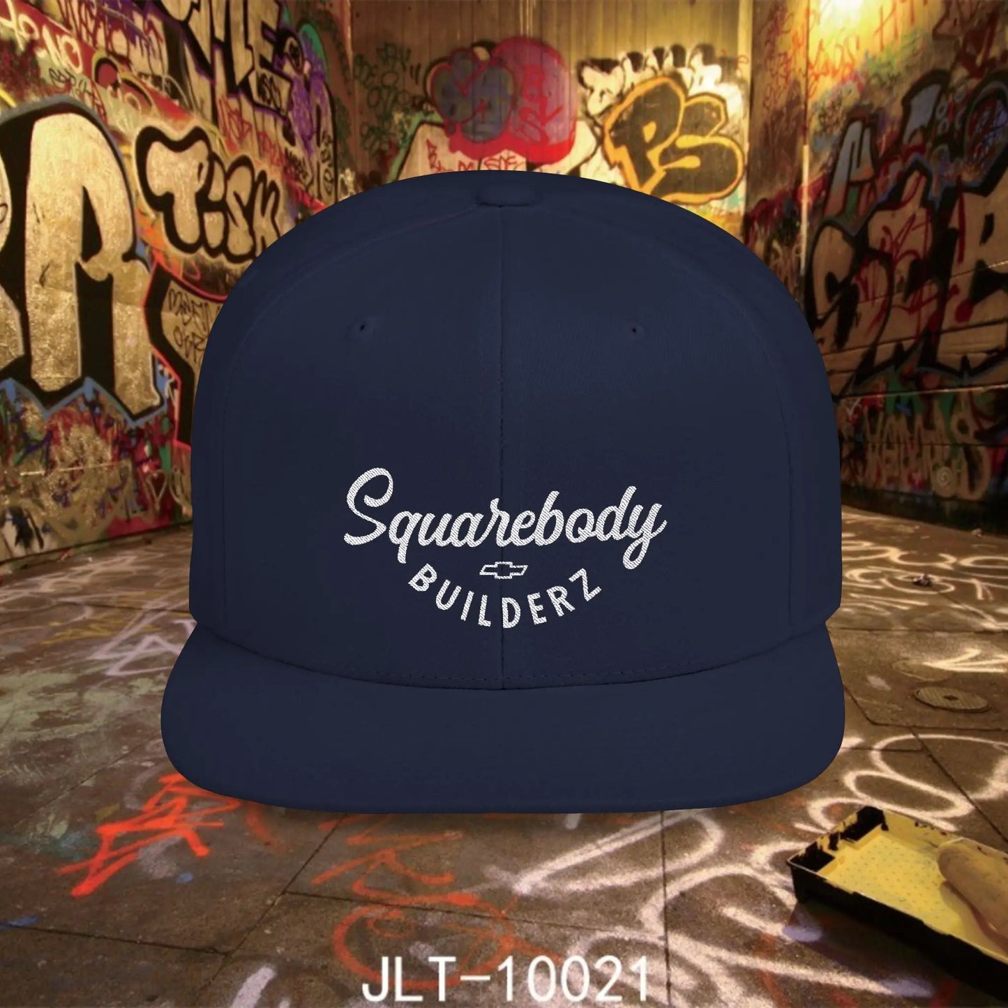 Squarebody Builderz Flat Bill Snapback Printify