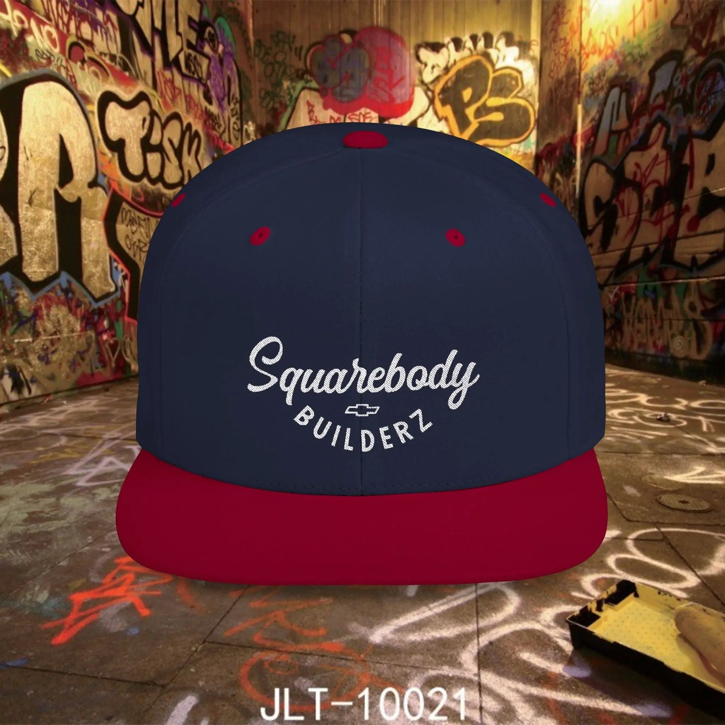 Squarebody Builderz Flat Bill Snapback Printify