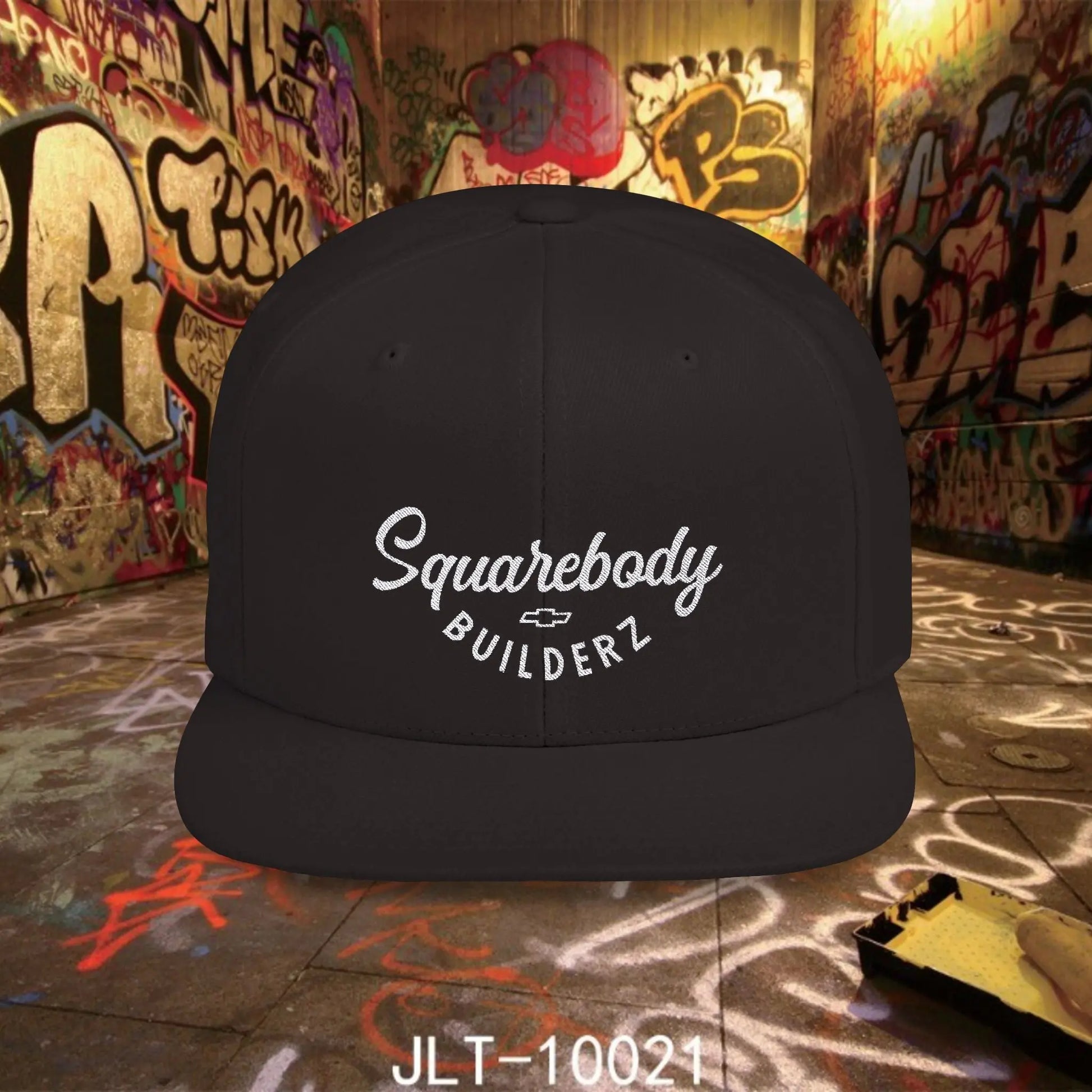 Squarebody Builderz Flat Bill Snapback Printify