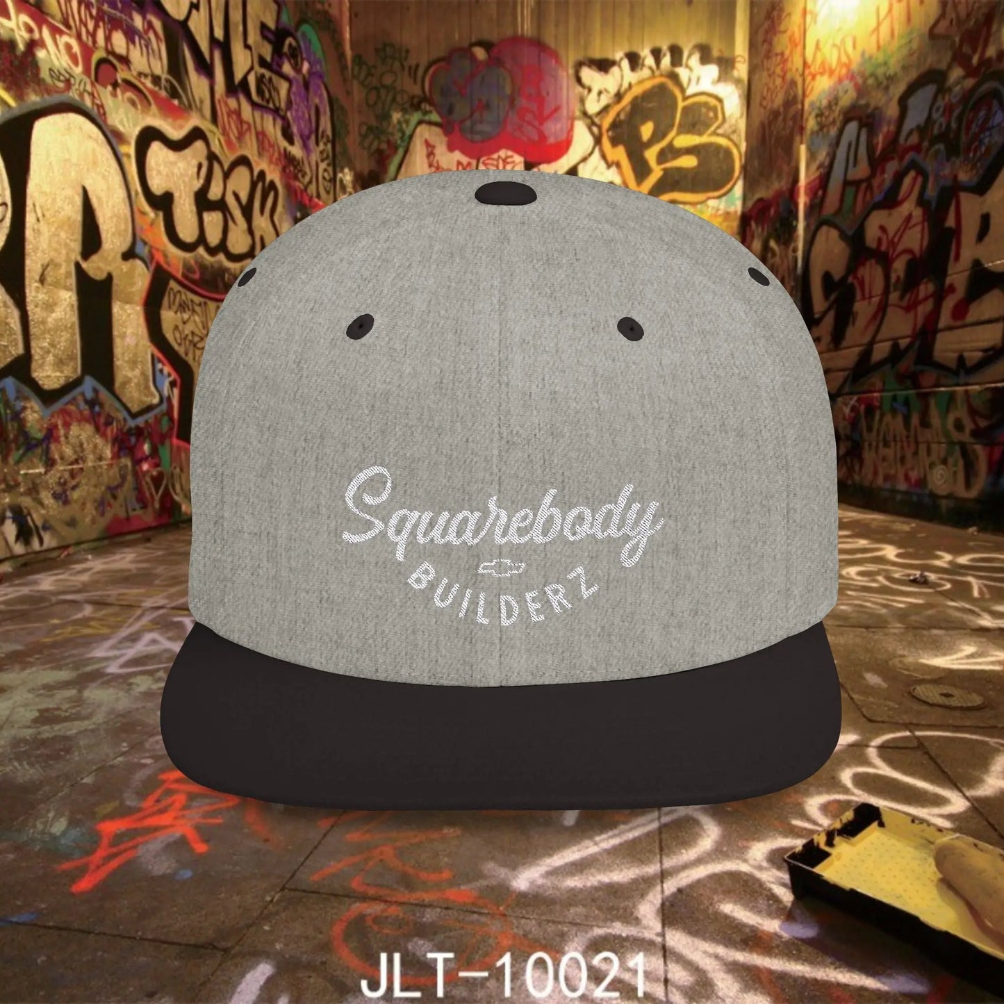 Squarebody Builderz Flat Bill Snapback Printify